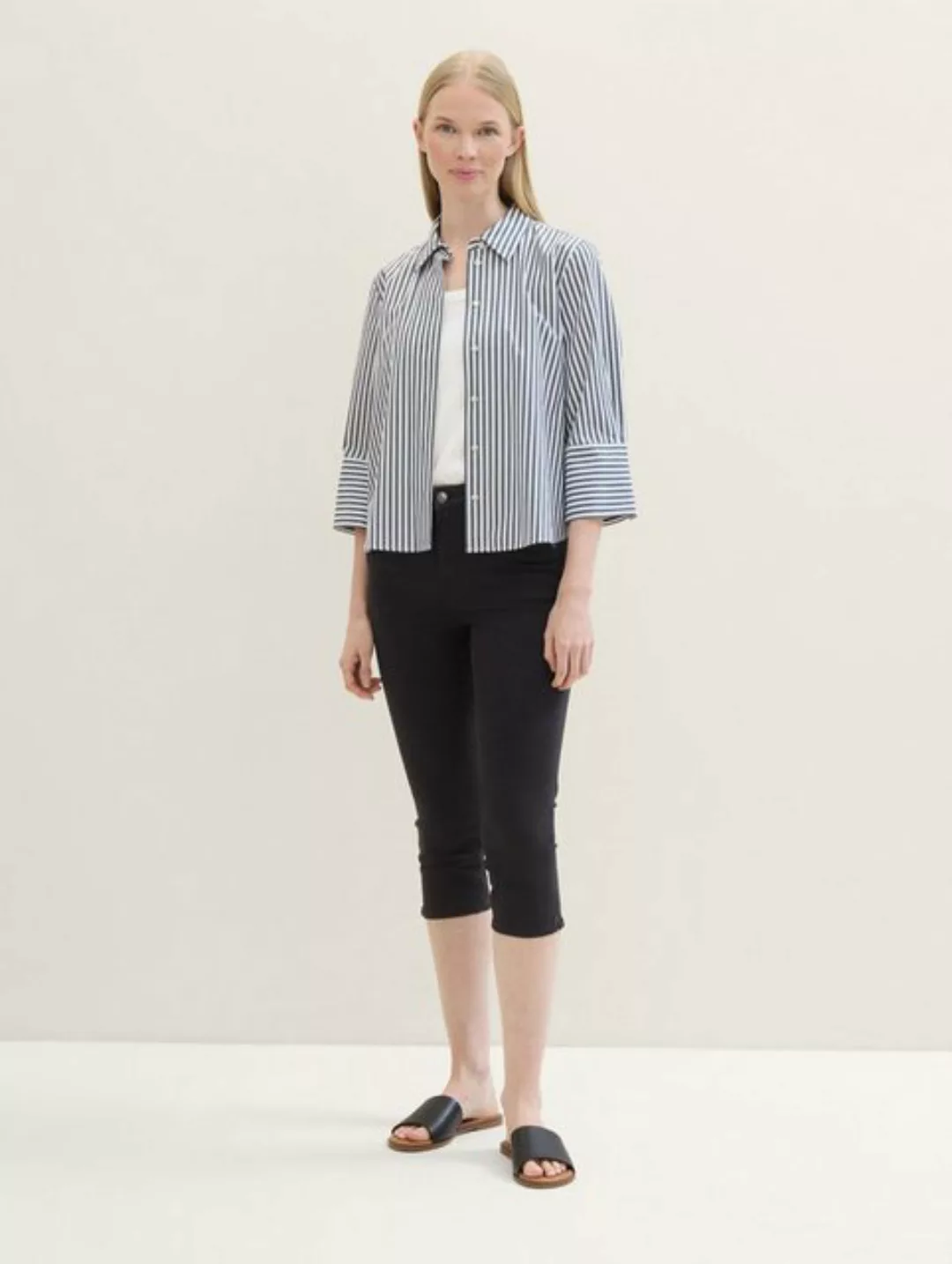 TOM TAILOR Skinny-fit-Jeans Kate Capri Jeans mit Bio-Baumwolle günstig online kaufen