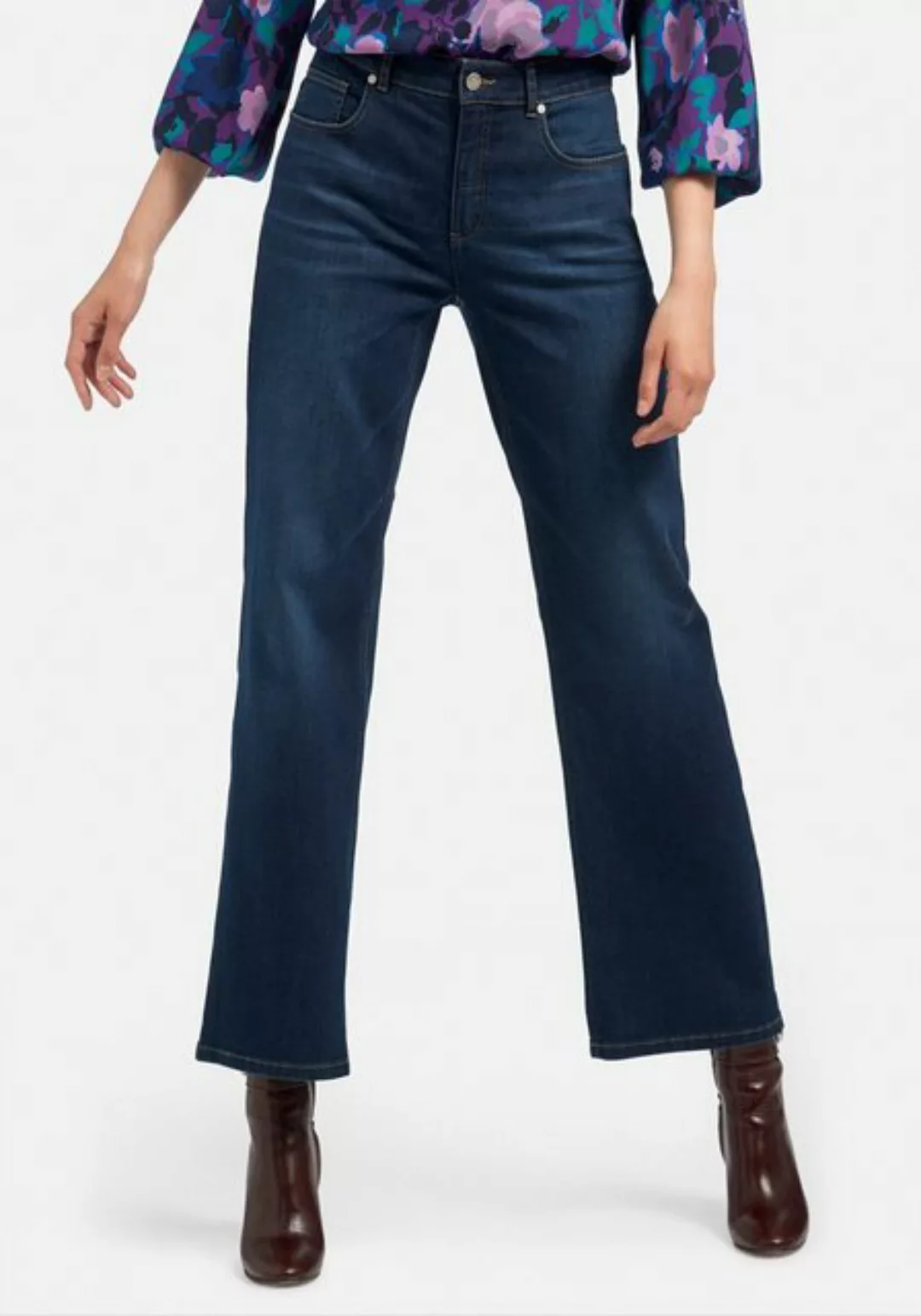 „Wide Leg“-Jeans Uta Raasch denim günstig online kaufen