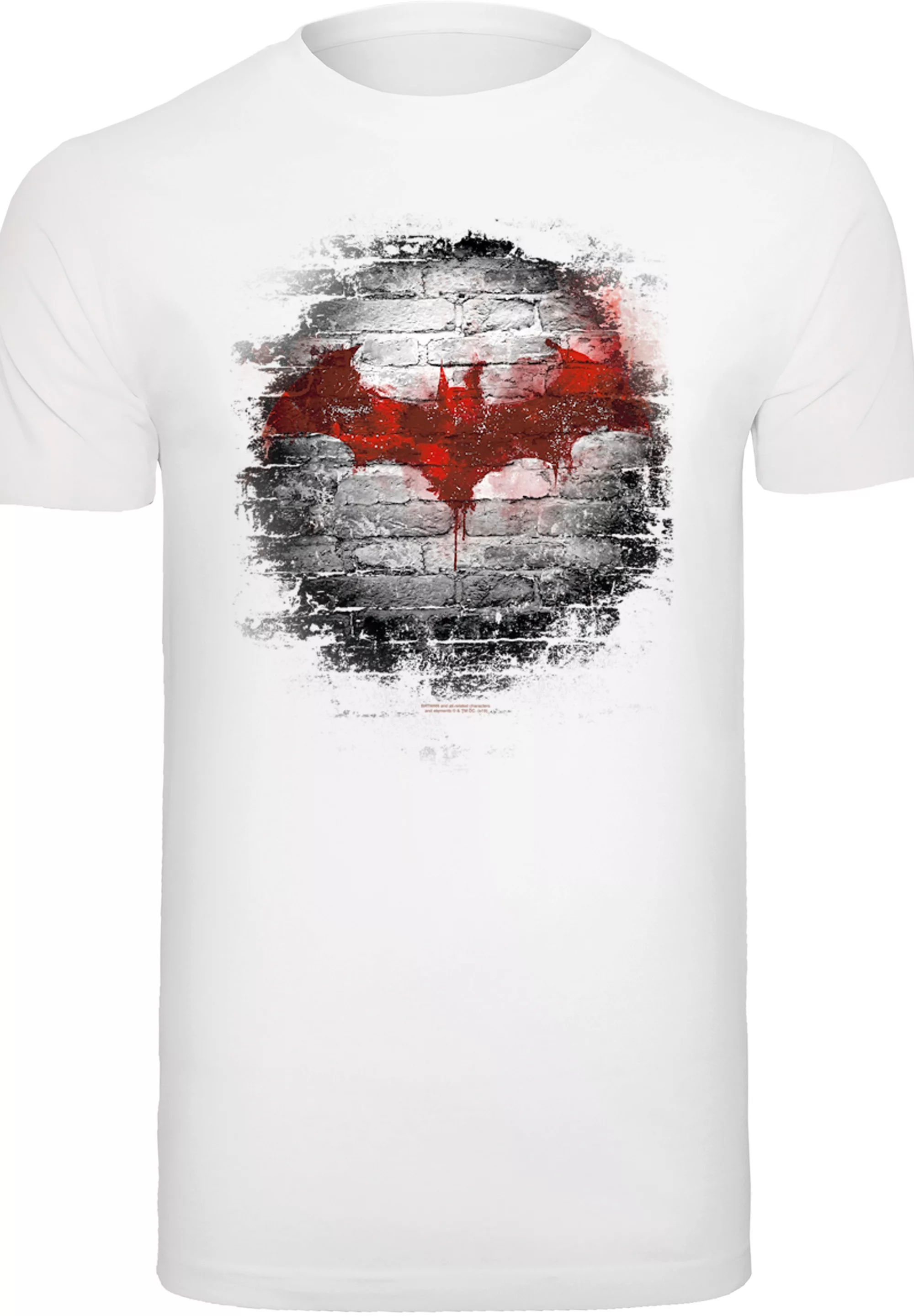 F4NT4STIC T-Shirt "Batman Logo Wall", Herren,Premium Merch,Regular-Fit,Basi günstig online kaufen