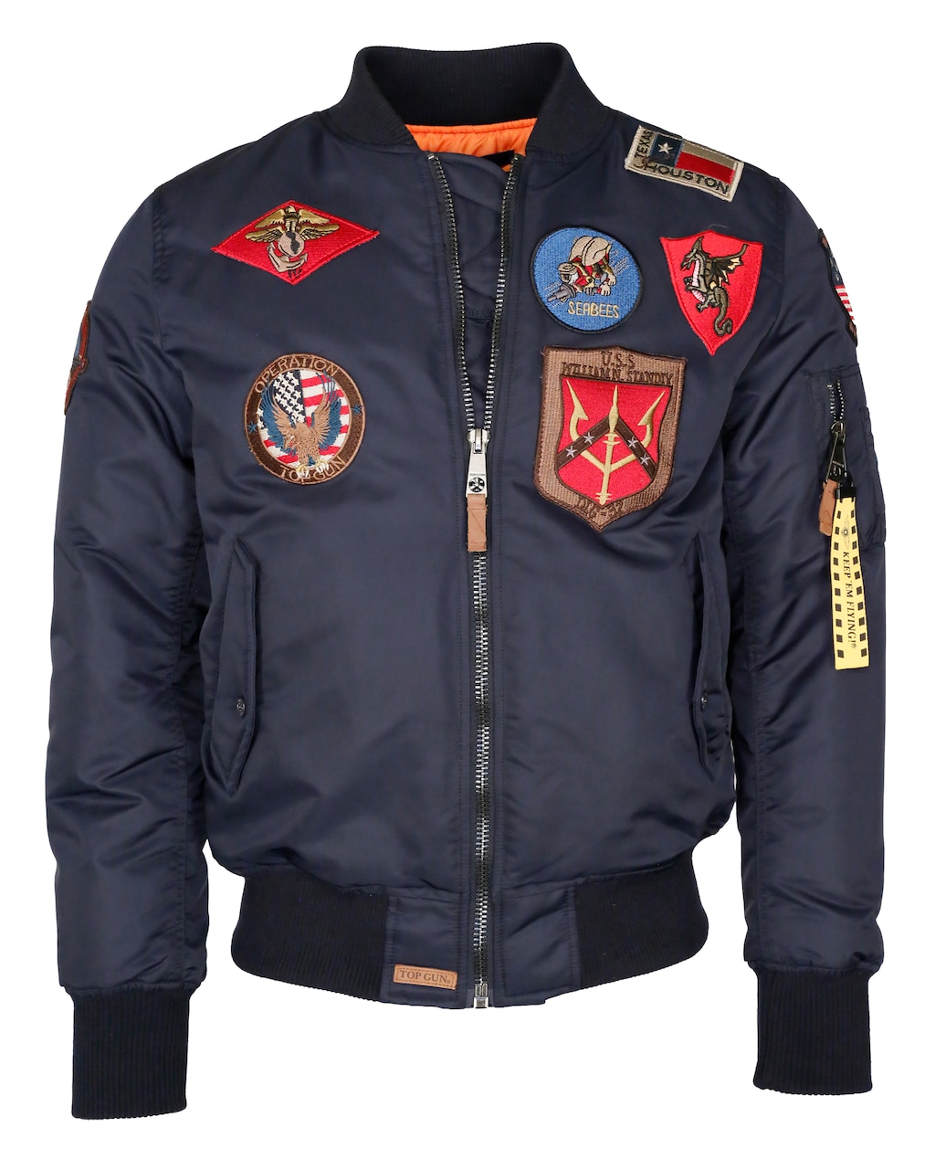 TOP GUN Bomberjacke "im Pilotenstil mit Patches TG20191053" günstig online kaufen