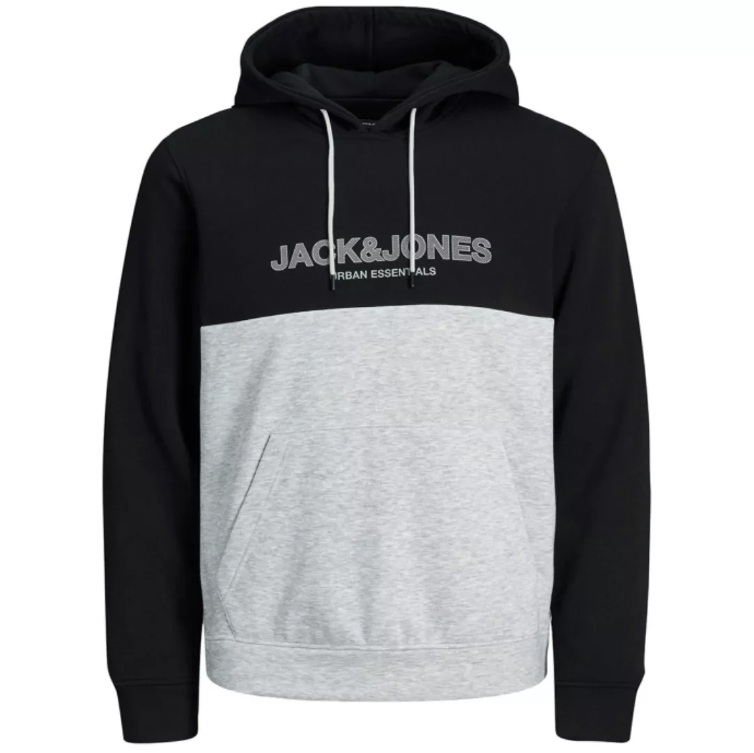 Jack&Jones Hoodie im Colorblock mit Logo-Print günstig online kaufen