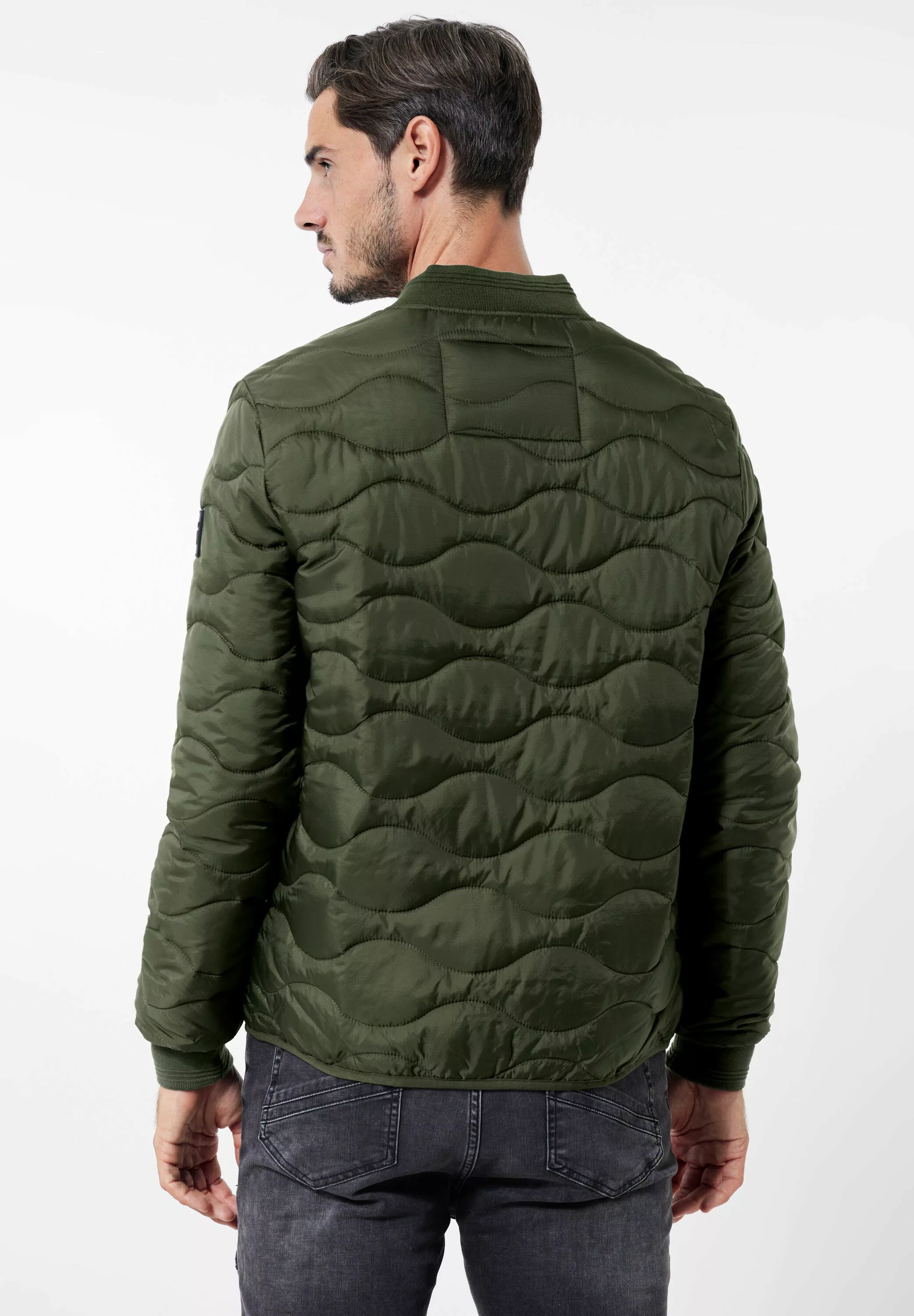 STREET ONE MEN Blouson, ohne Kapuze, in Unifarbe günstig online kaufen