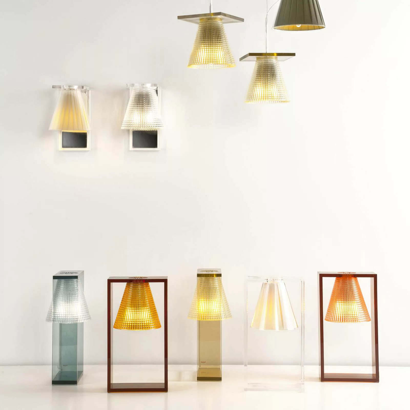 Kartell Light-Air Tischleuchte mit Stoffschirm günstig online kaufen