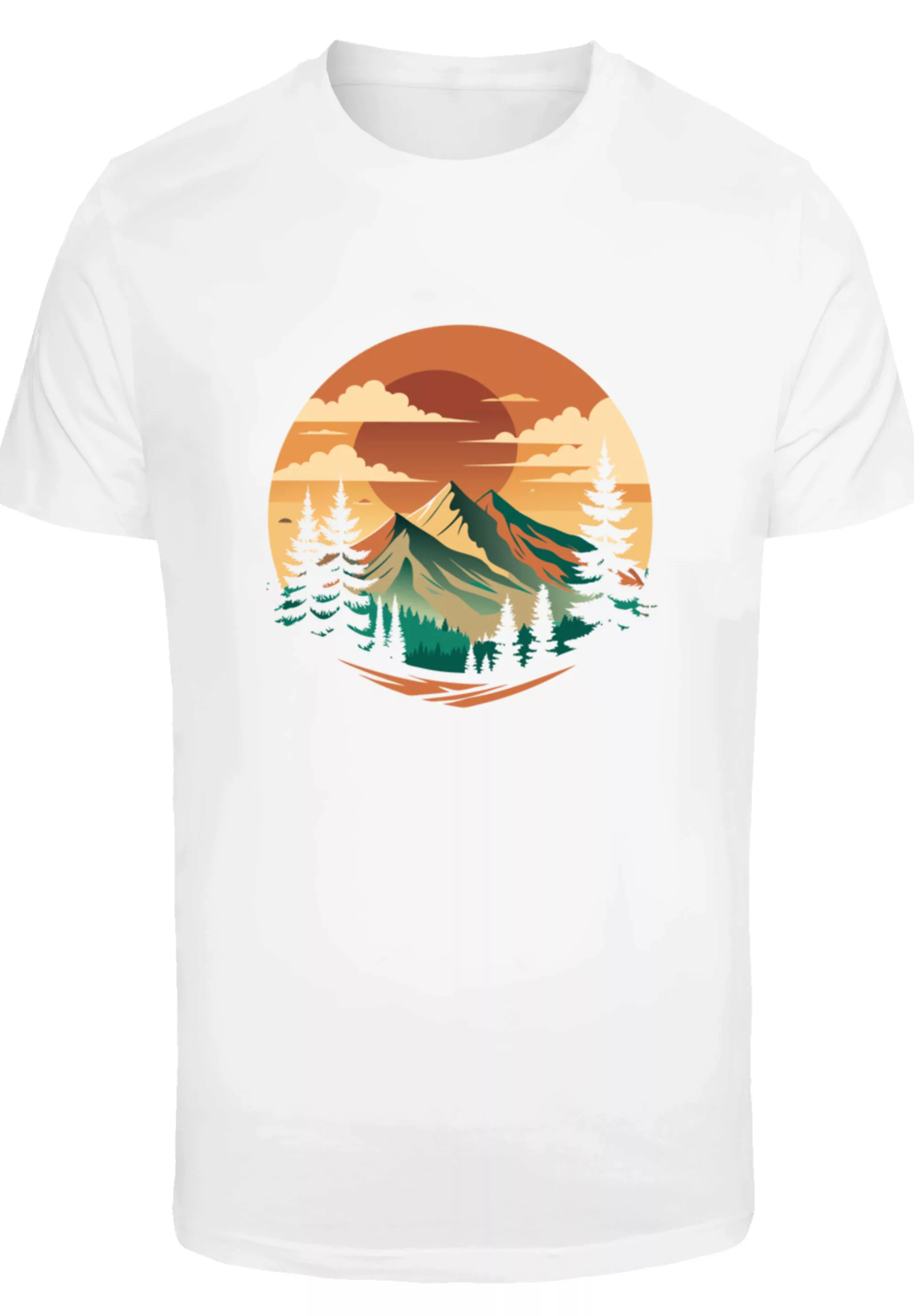 F4NT4STIC T-Shirt "Sonnenuntergang Berglandschaft", Premium Qualität günstig online kaufen