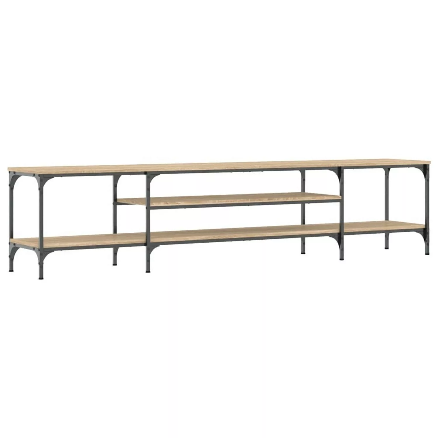 VidaXL TV-Schrank Sonoma-Eiche 201x35x45 cm Holzwerkstoff & Eisen günstig online kaufen