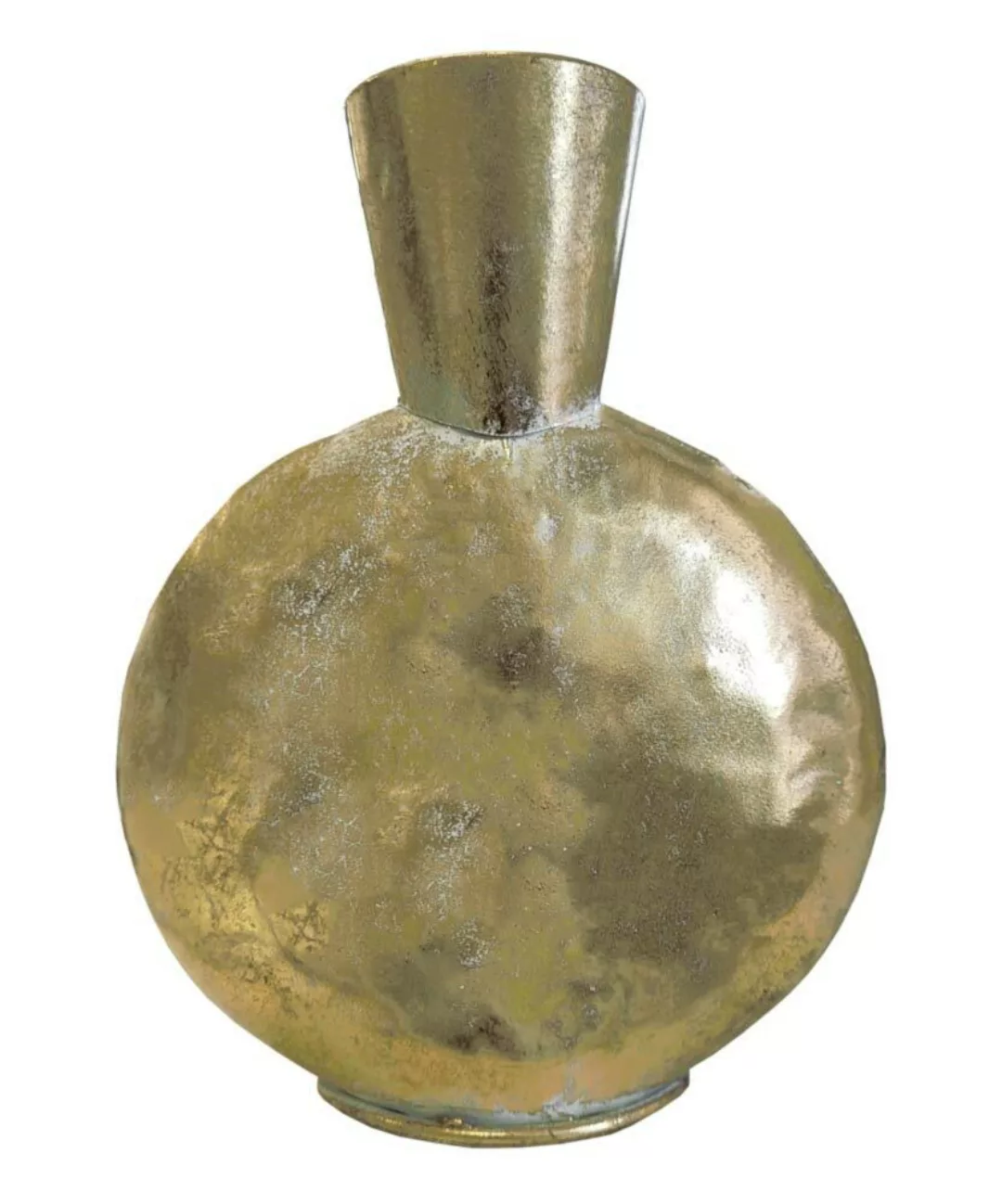 Metall Vase Antik-Gold Blumenvase für Deko Trockenblumen Pampasgras Vintage günstig online kaufen