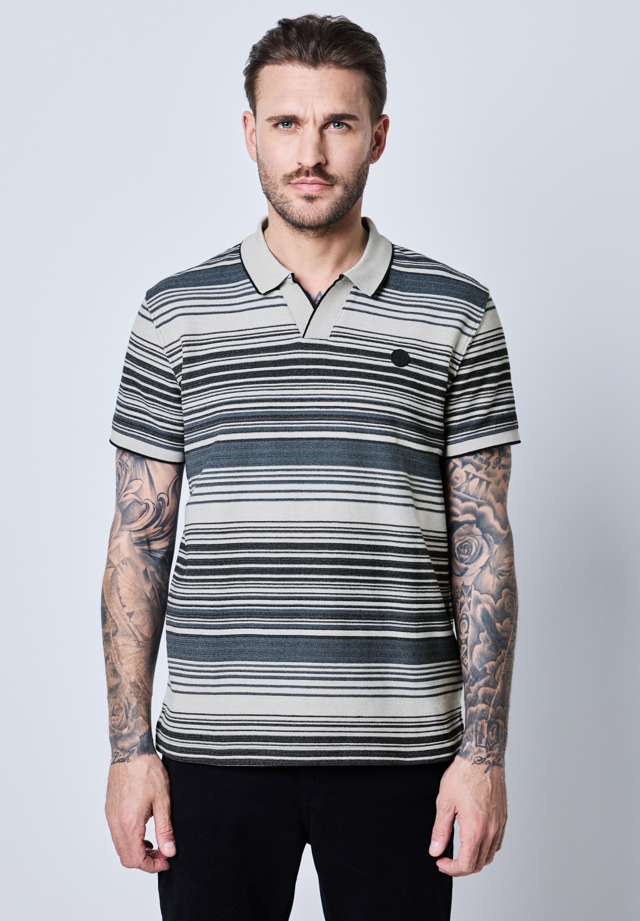 STREET ONE MEN Poloshirt, aus Baumwolle mit Stretchante günstig online kaufen