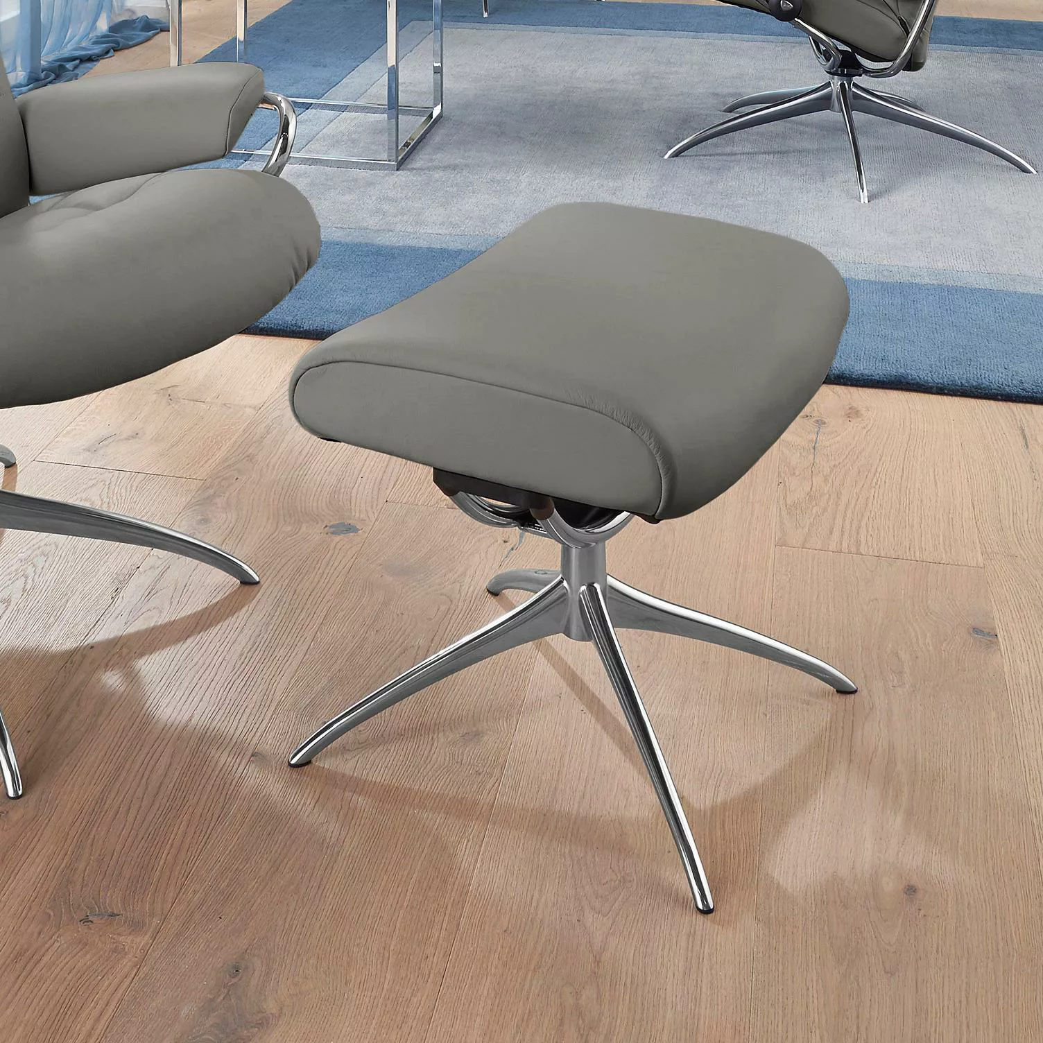 Stressless® Fußhocker »London«, mit Star Base, Gestell Chrom günstig online kaufen