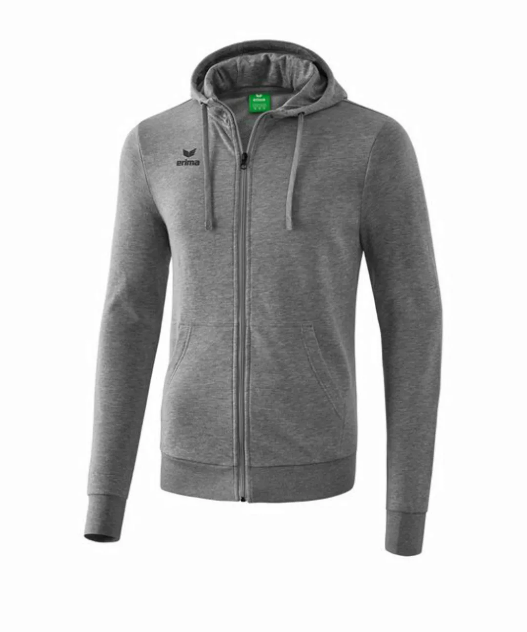 Erima Sweatjacke Basic Kapuzenjacke Baumwolle günstig online kaufen