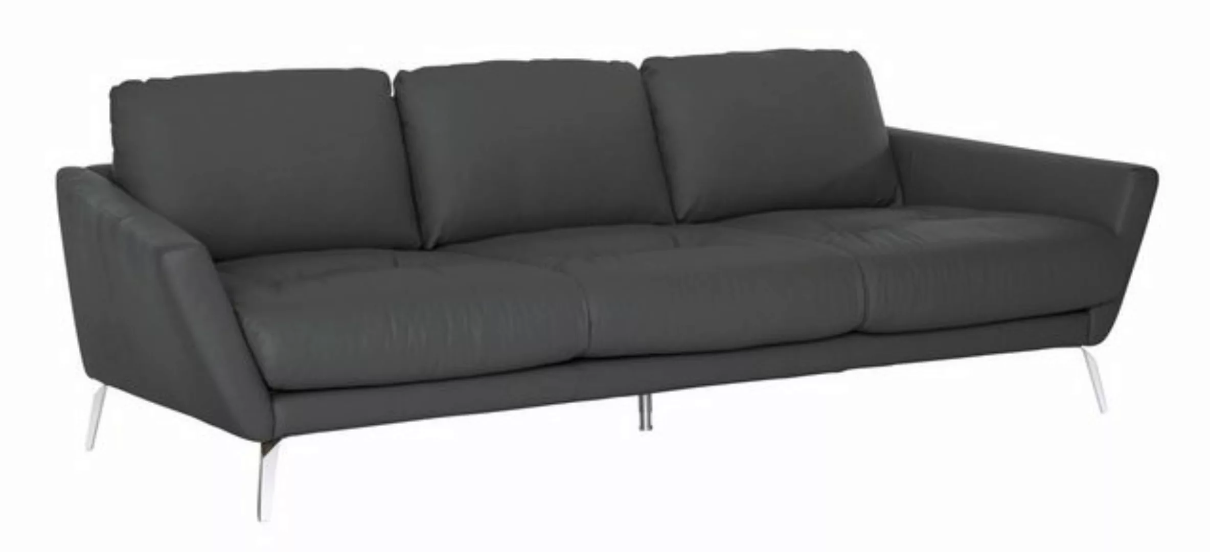 W.SCHILLIG Big-Sofa softy, mit dekorativer Heftung im Sitz, Füße Chrom glän günstig online kaufen