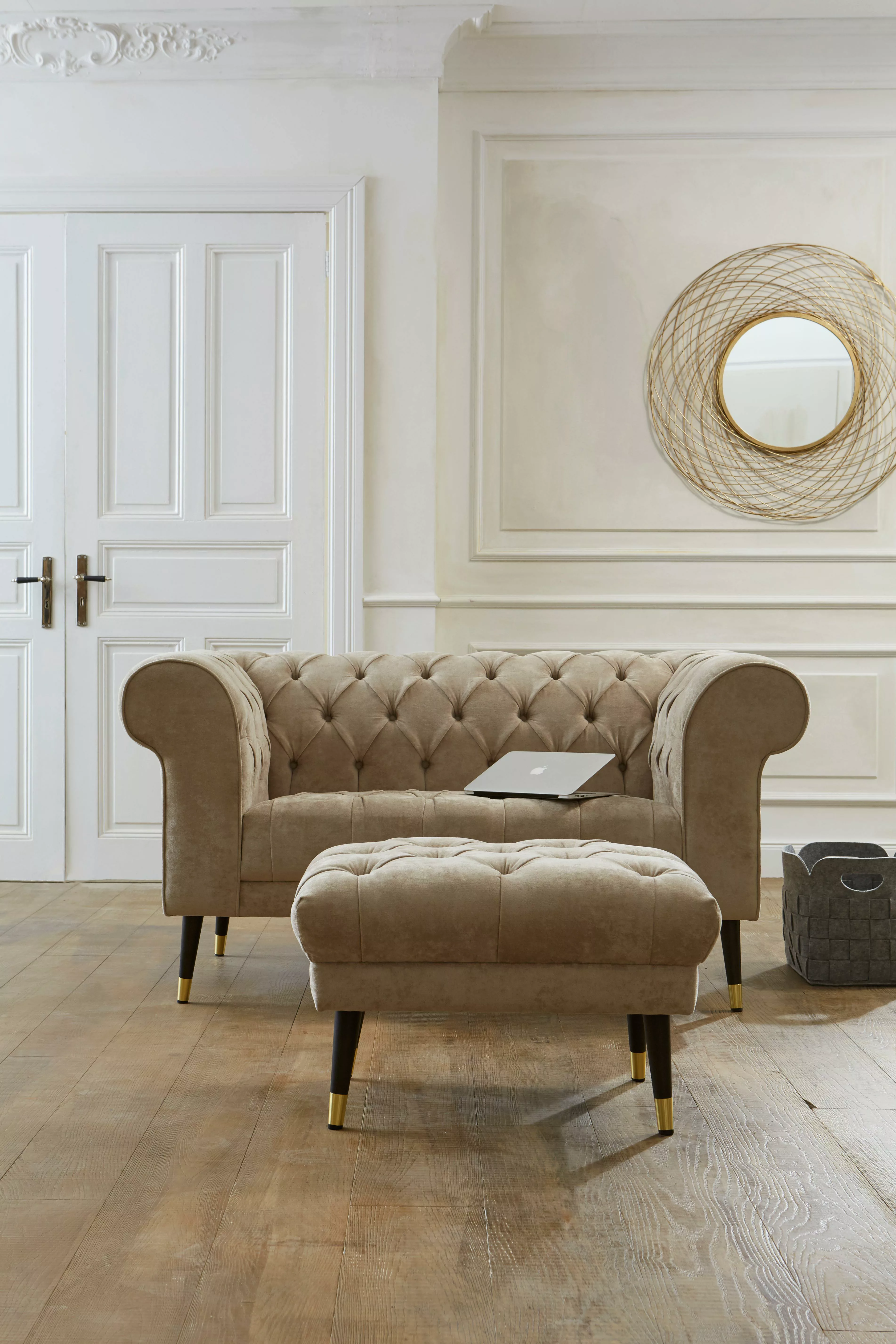 Guido Maria Kretschmer Home&Living Chesterfield-Sofa "Tinnum" günstig online kaufen