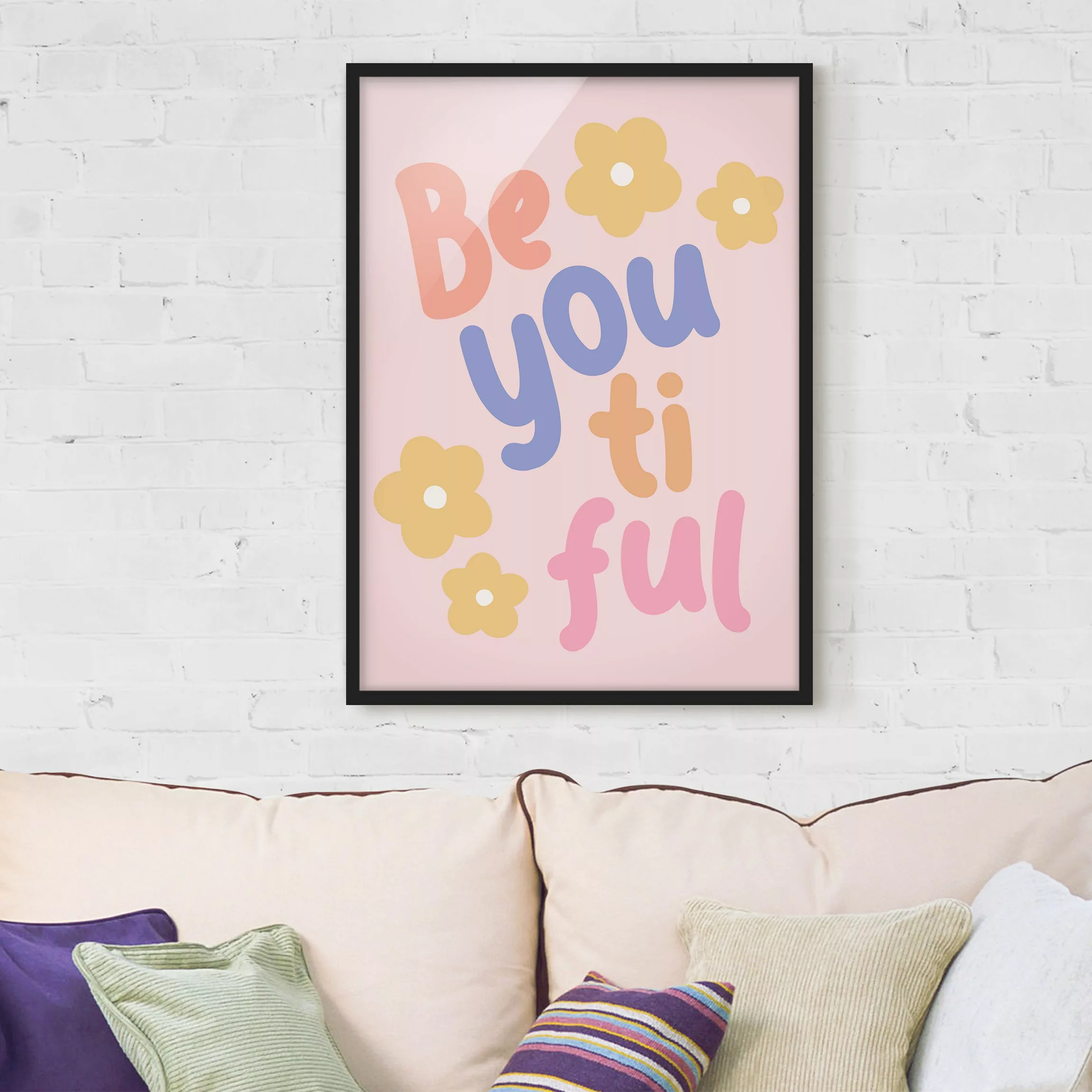 Bild mit Rahmen Self Love - Be You tiful günstig online kaufen