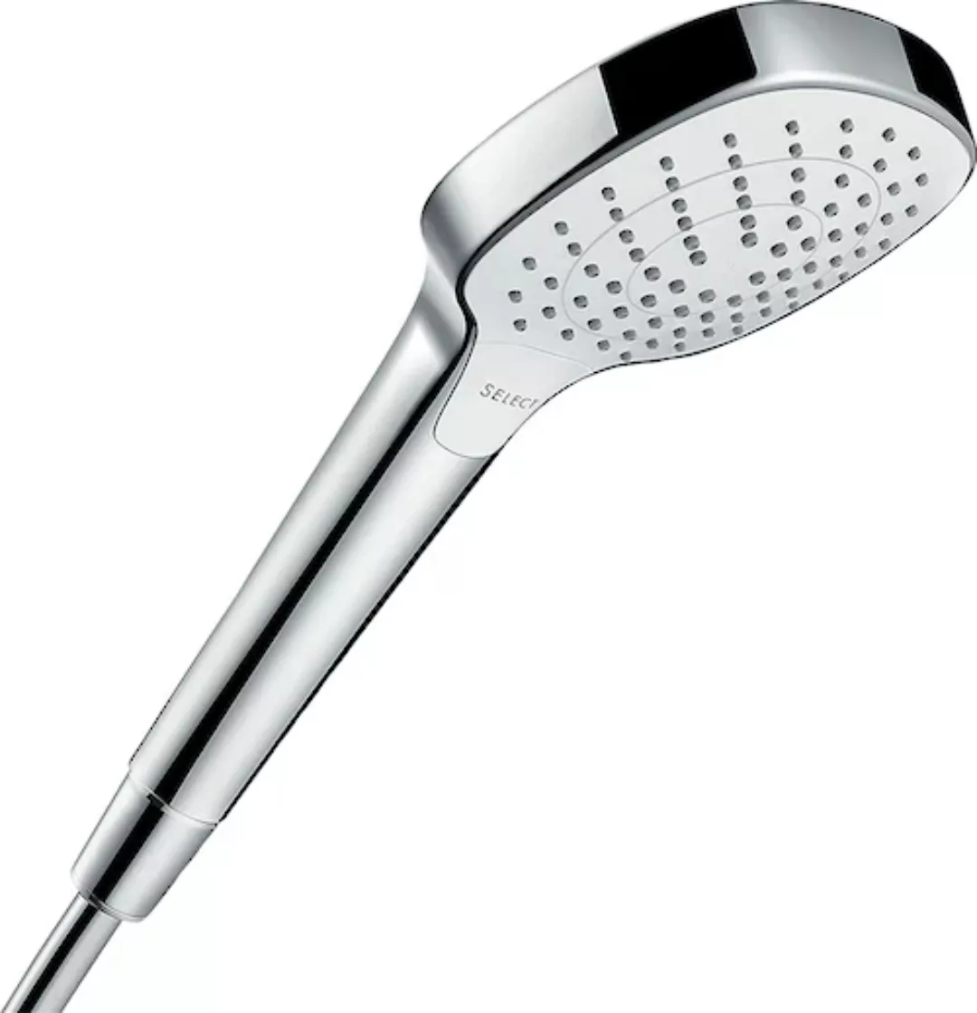 Hansgrohe Handbrause Croma Select E Vario EcoSmart Chrom/Weiß 110 mm günstig online kaufen