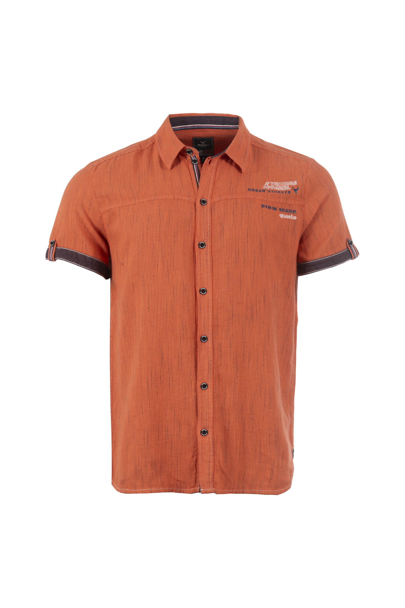 Questo Hemd HirotoQU orange flame günstig online kaufen