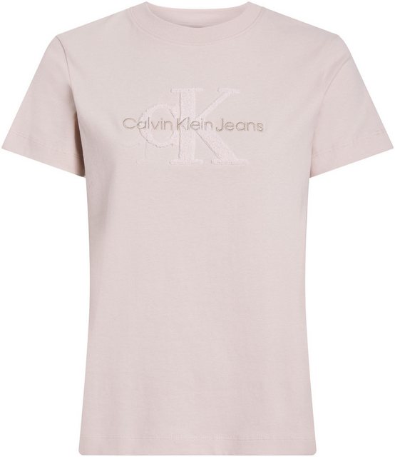 Calvin Klein Jeans T-Shirt CHENILLE MONOLOGO REGULAR TEE mit Logostickerei günstig online kaufen