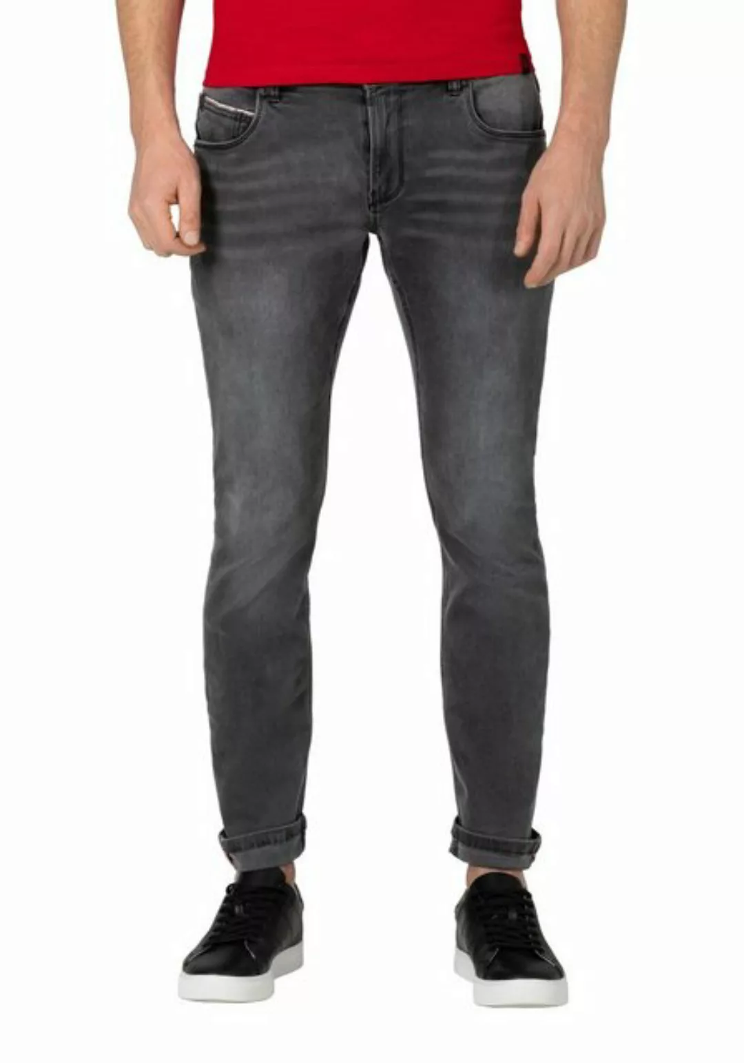 TIMEZONE Herren Jeans ScottTZ - Slim Fit - Grau - Anthra Shadow Wash günstig online kaufen