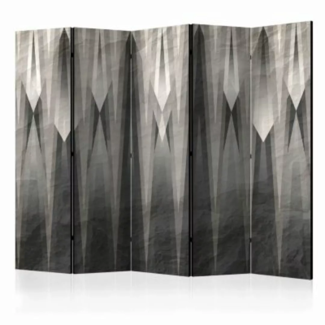 artgeist Paravent Grey Citadel II [Room Dividers] schwarz/weiß Gr. 225 x 17 günstig online kaufen