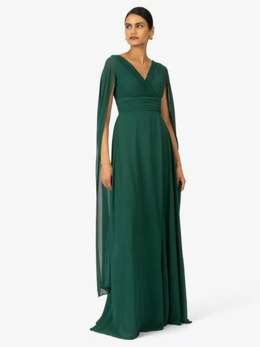 Kraimod Abendkleid aus hochwertigem Polyester Material mit Capeärmel günstig online kaufen