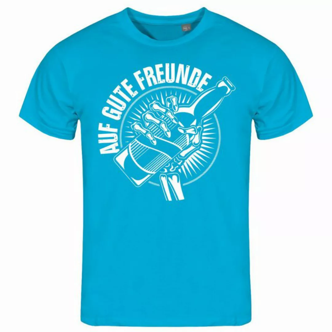 deinshirt Print-Shirt Herren T-Shirt Auf gute Freunde Funshirt mit Motiv günstig online kaufen