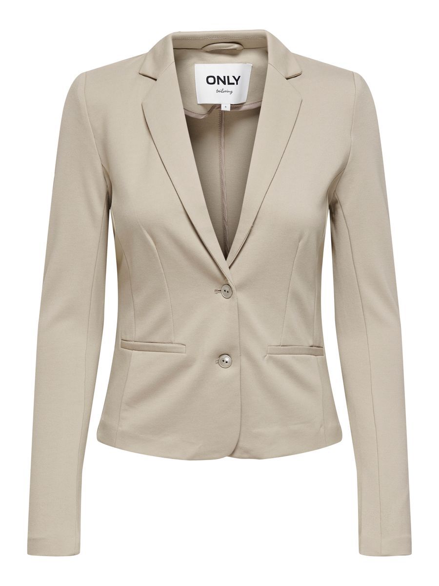 ONLY Einfarbiger Blazer Damen Grau günstig online kaufen