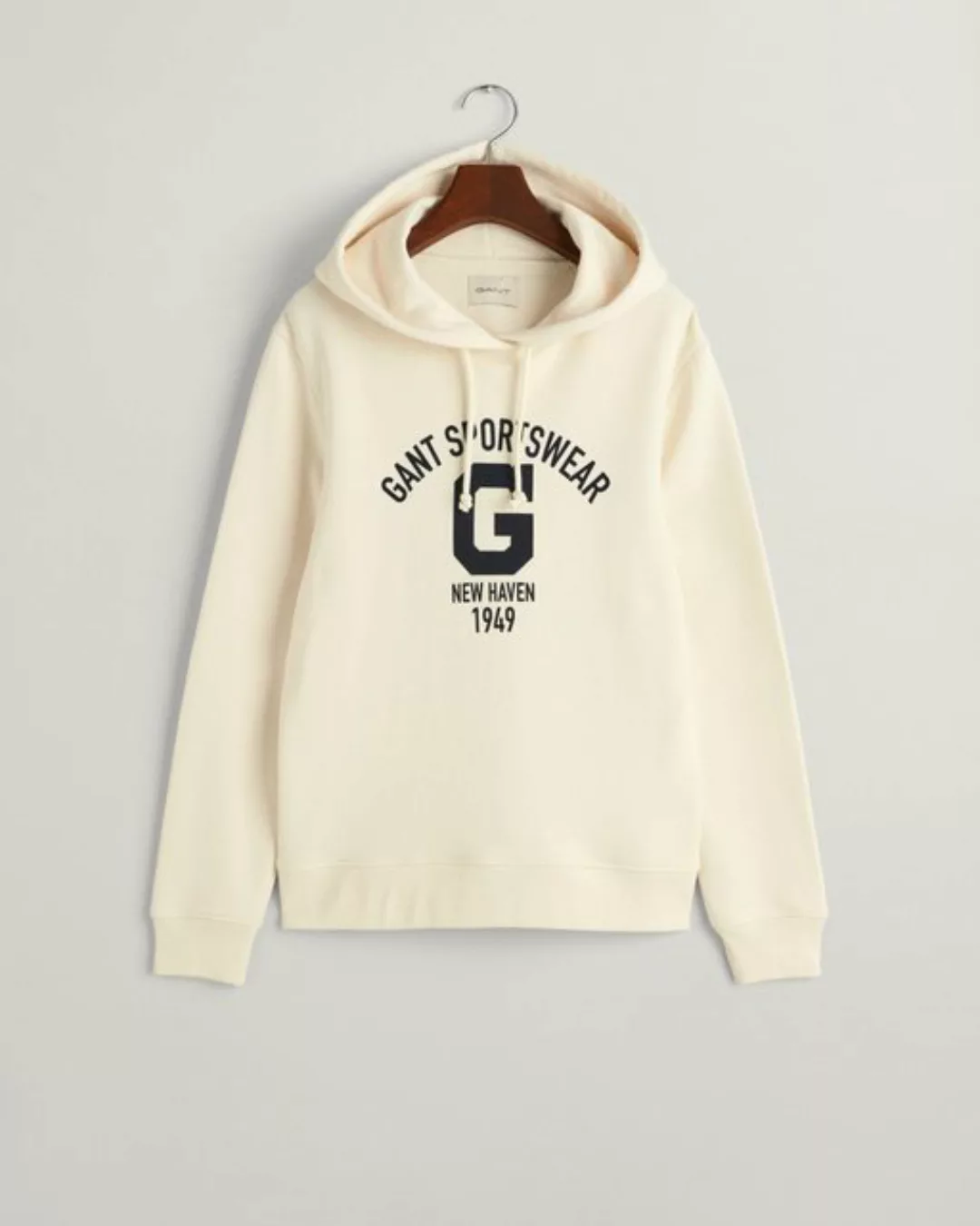 Gant Sweatshirt REG LOGO HOODIE, DOVE BLUE günstig online kaufen