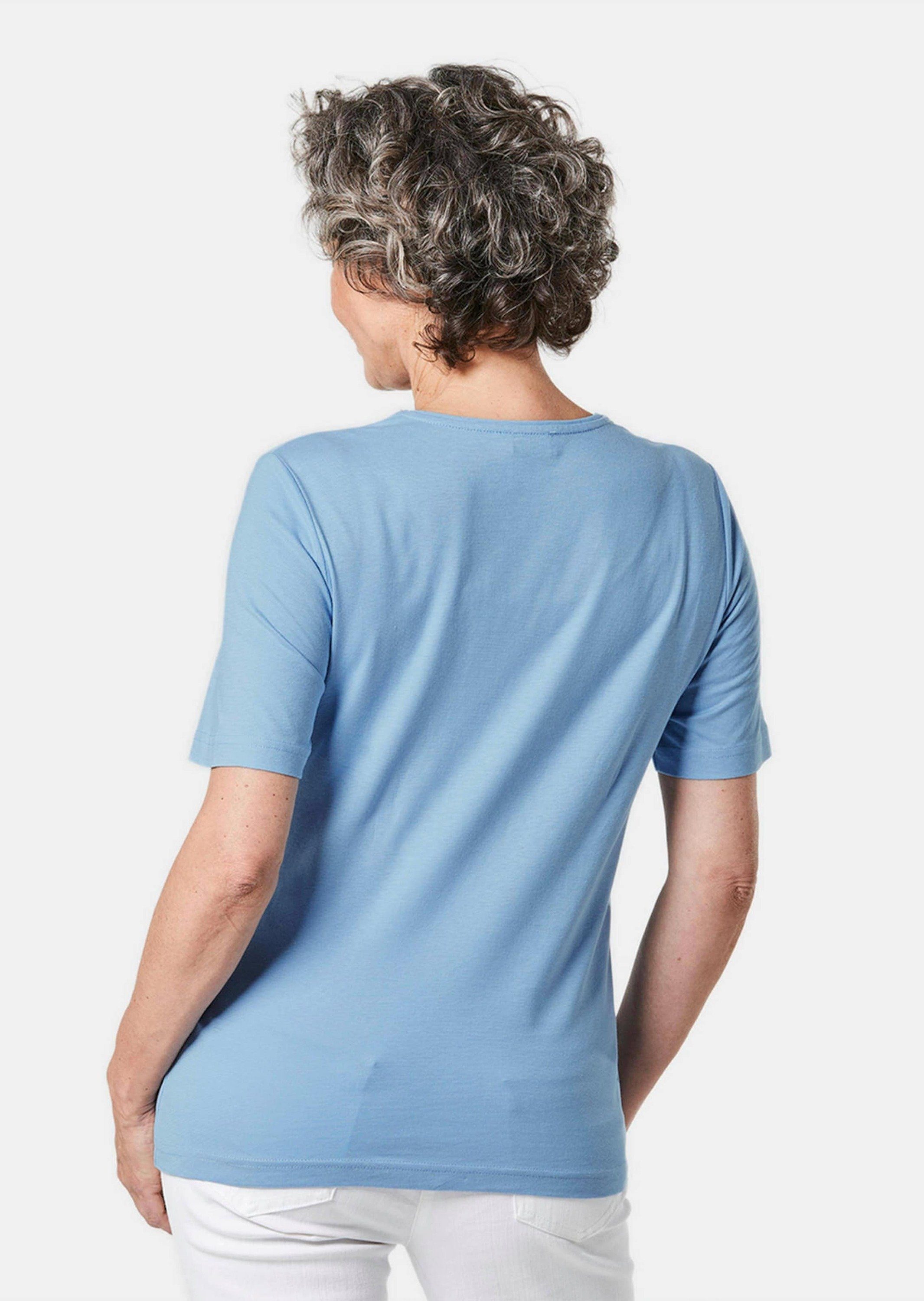 GOLDNER T-Shirt Kurzgröße: Basic T-Shirt aus günstig online kaufen