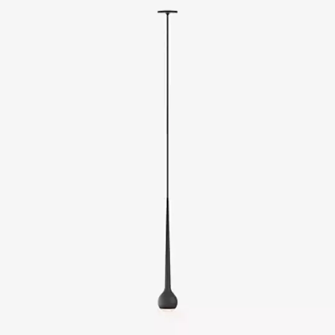 Grau Falling Sun Einbaupendelleuchte LED, schwarz - 200 cm günstig online kaufen