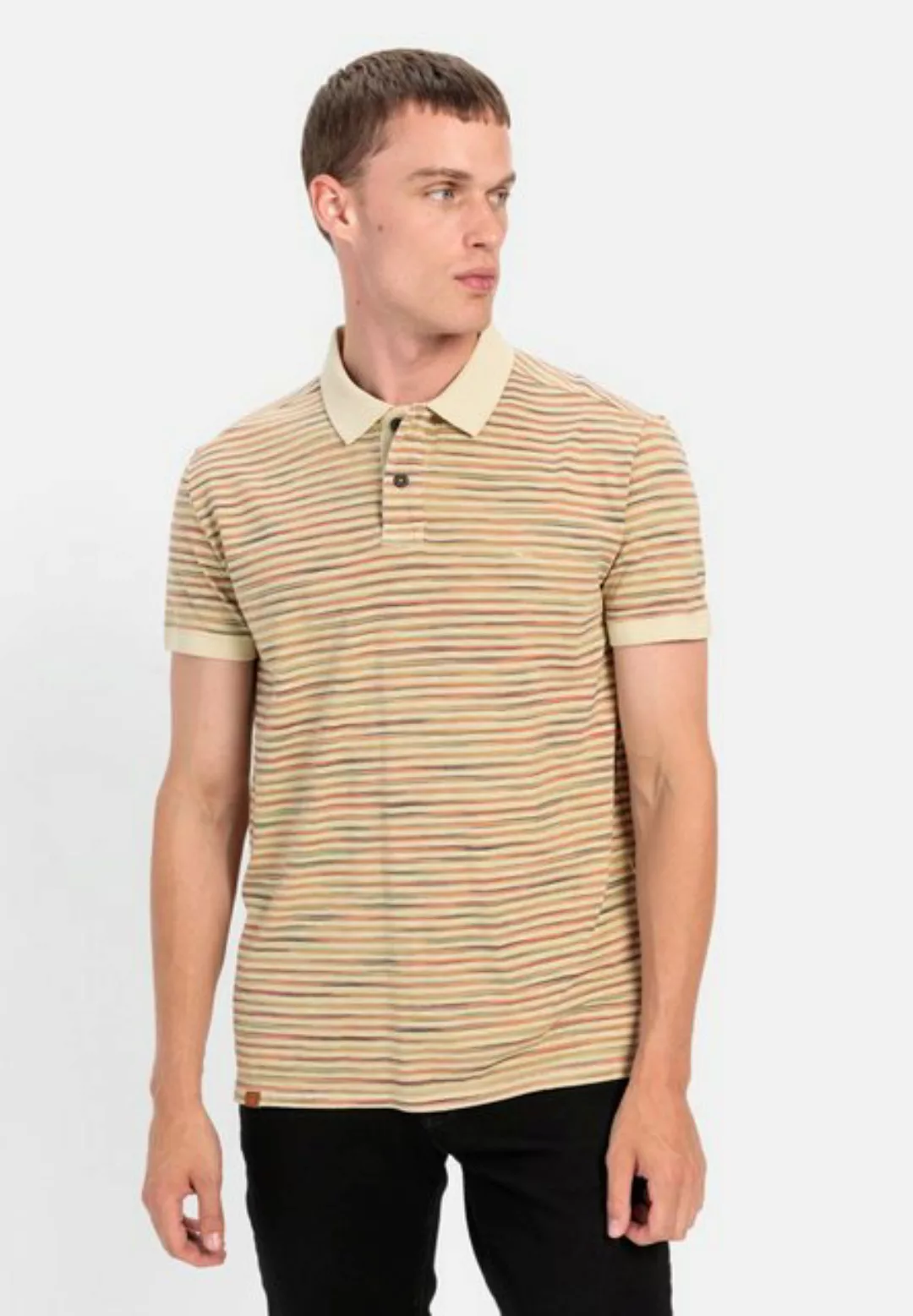 camel active Poloshirt mit Multicolour-Streifen Shirts_Poloshirt günstig online kaufen