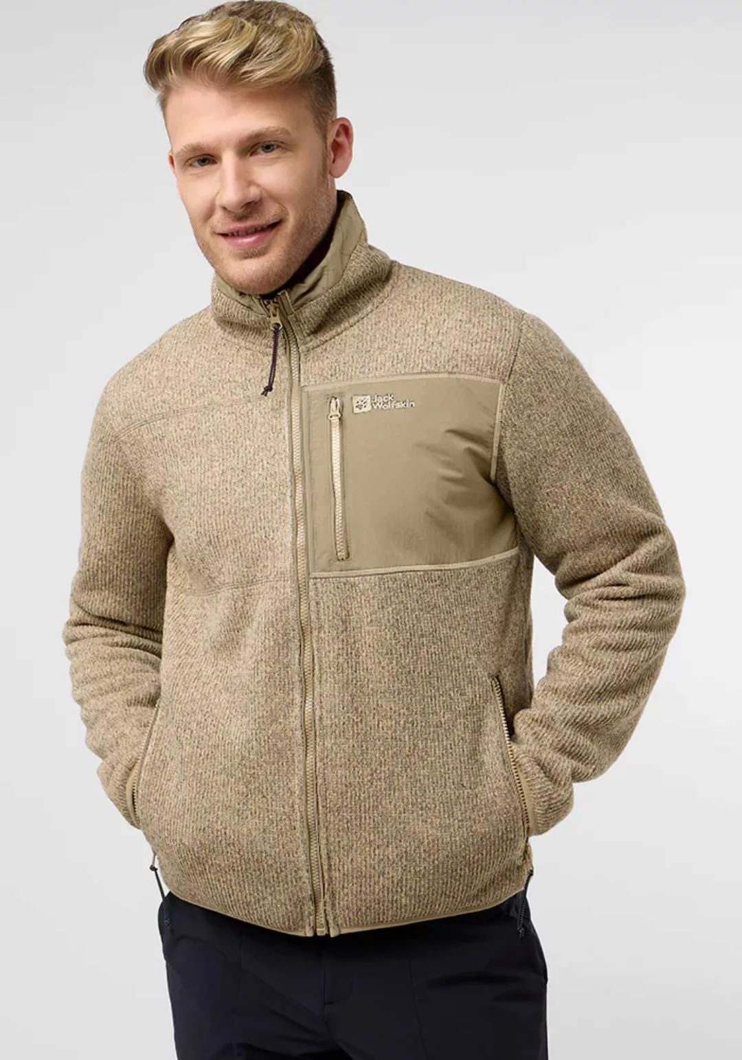 Jack Wolfskin Fleecejacke "KAMINFEUER JKT M" günstig online kaufen