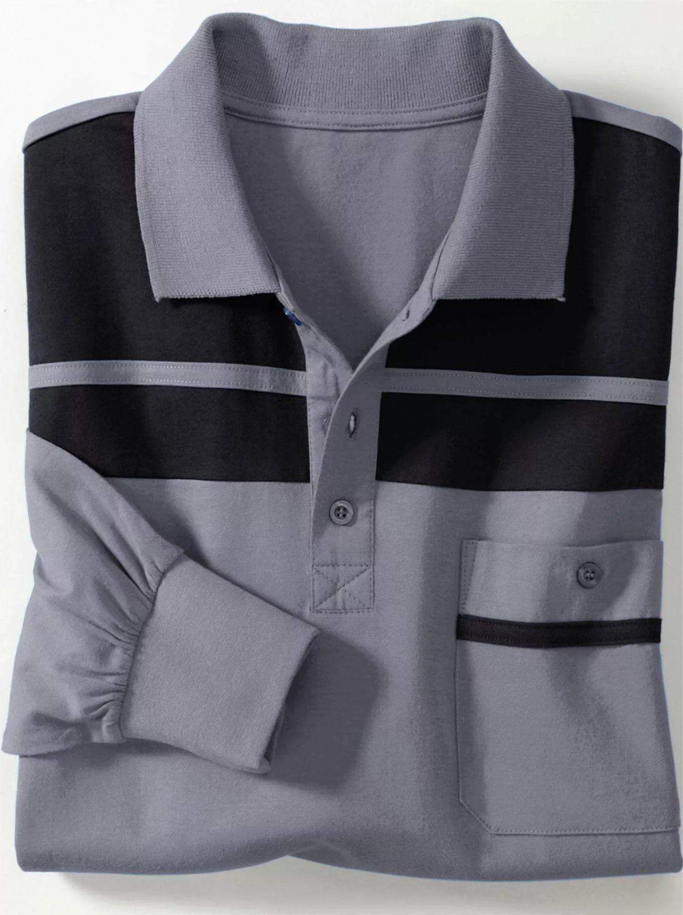 Classic Langarm-Poloshirt "Poloshirt", (1 tlg.) günstig online kaufen