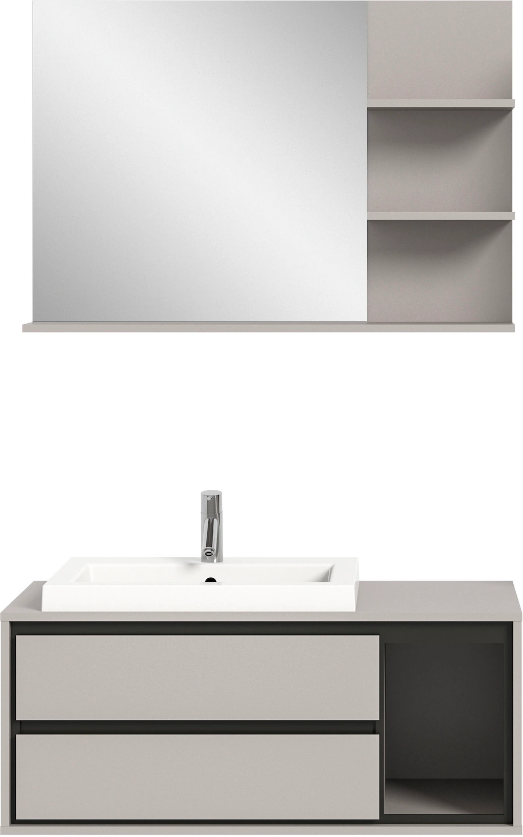 INOSIGN Badmöbel-Set "Skygge, 2 teilig, inkl. Mineralguss-Waschbecken, best günstig online kaufen