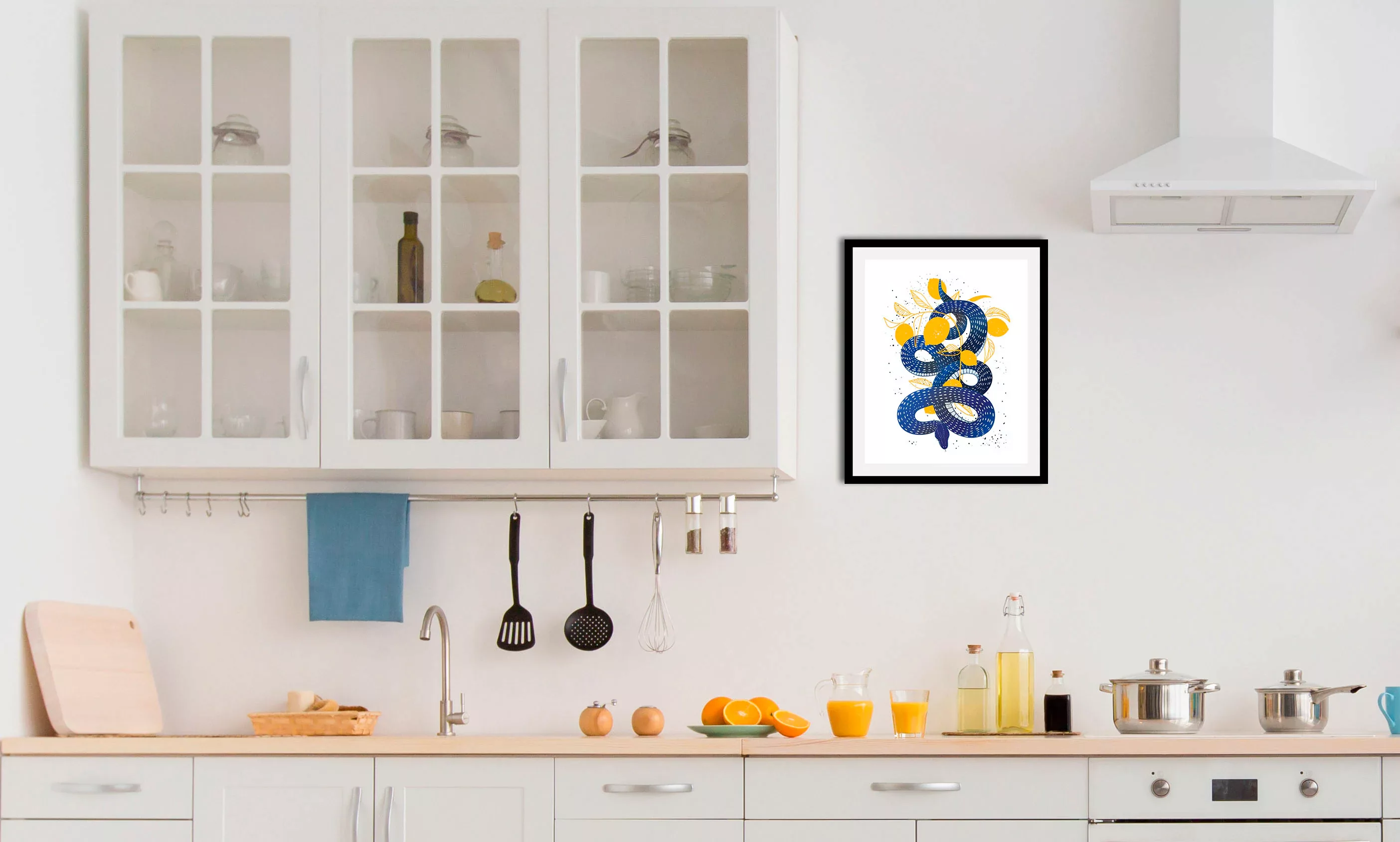 queence Bild »Lemon Snake«, (1 St.), gerahmt günstig online kaufen
