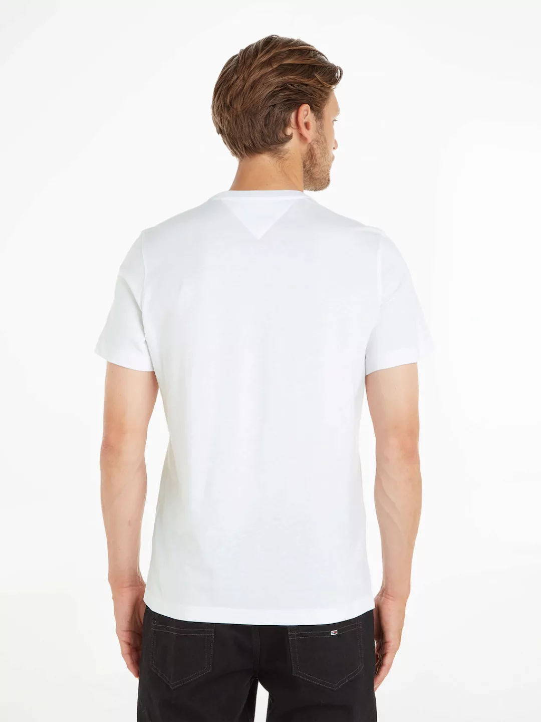 Tommy Jeans T-Shirt TJM ESSENTIAL SOLID TEE Regular Fit mit Rundhalsausschn günstig online kaufen