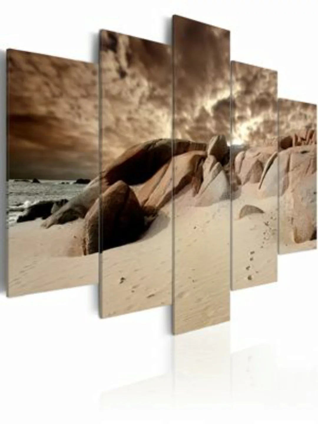 artgeist Wandbild Sandwolken grau-kombi Gr. 200 x 100 günstig online kaufen