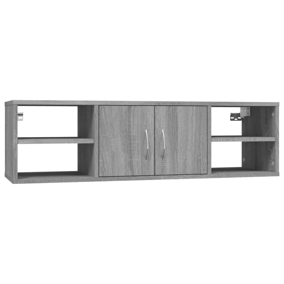 Vidaxl Wandregal Grau Sonoma 102x30x29 Cm Holzwerkstoff günstig online kaufen