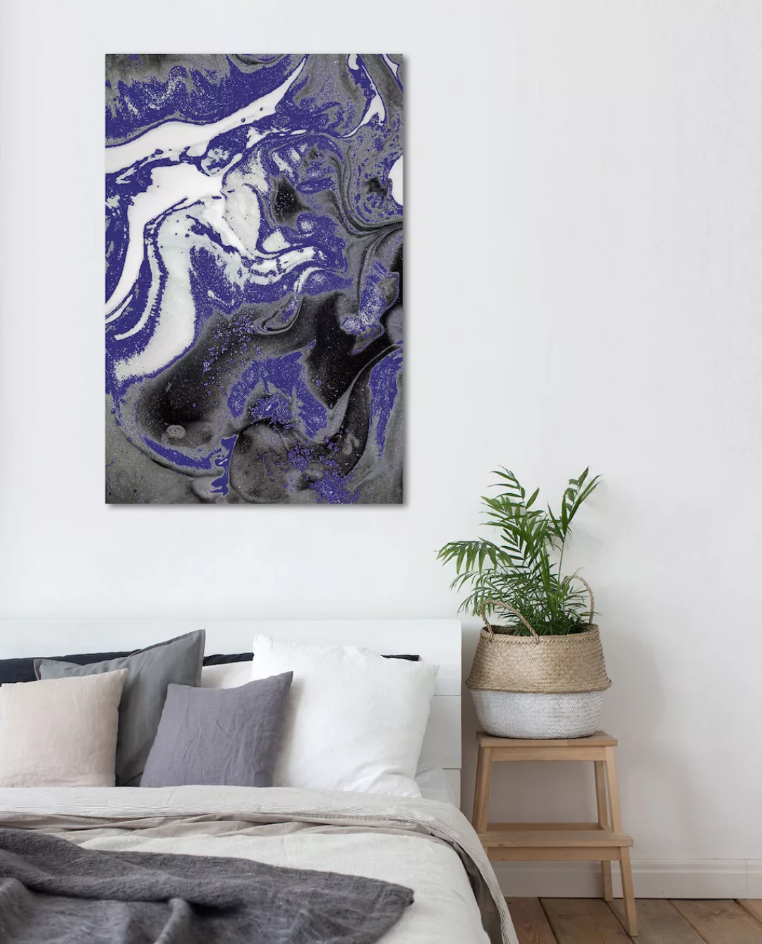 queence Acrylglasbild "Abstrakte Kunst", in Marmor-Optik günstig online kaufen