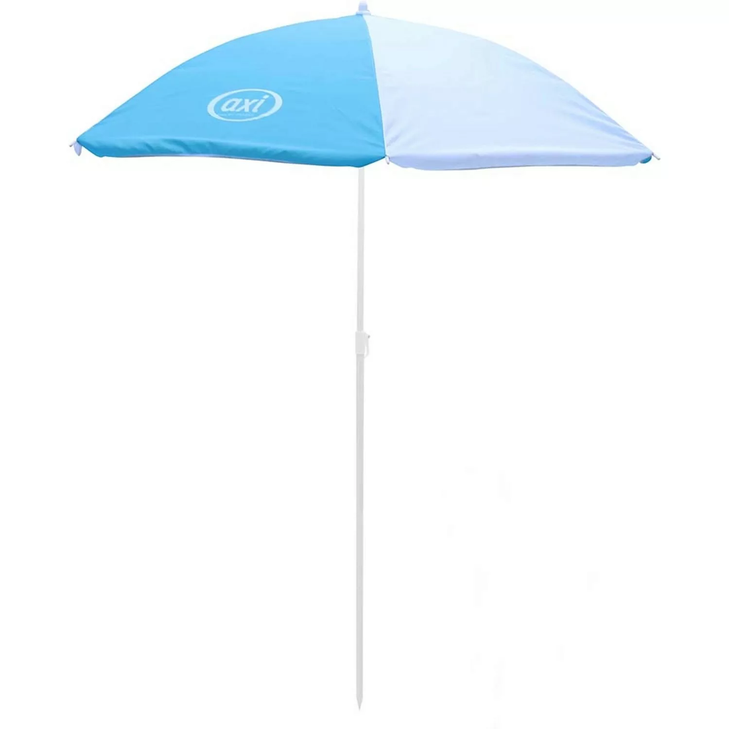 AXI Sonnenschirm blau Kunststoff H/D: ca. 175x125 cm günstig online kaufen