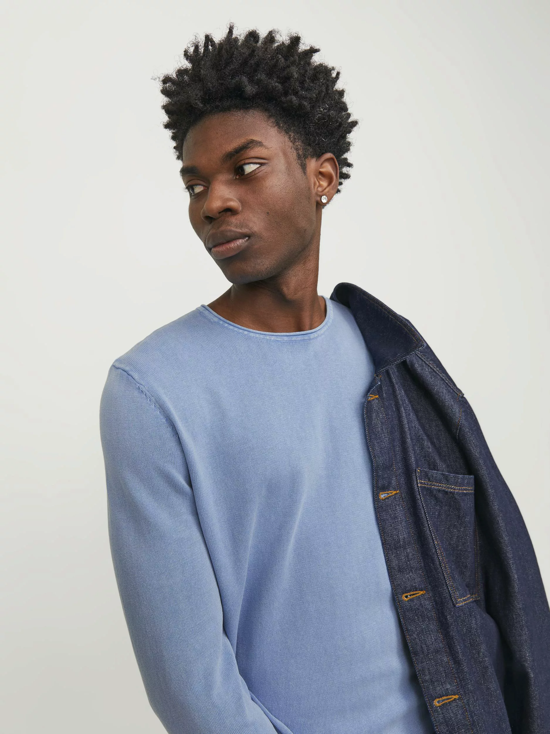 Jack & Jones Strickpullover "JJELEO KNIT CREW NECK NOOS", mit Rundhalsaussc günstig online kaufen