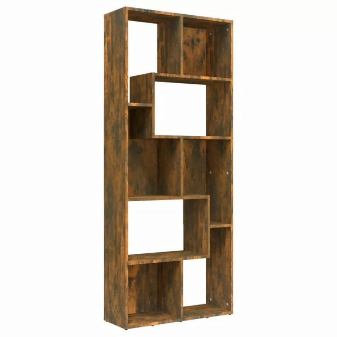 vidaXL Bücherregal Bücherregal Räuchereiche 67x24x161 cm Spanplatte günstig online kaufen