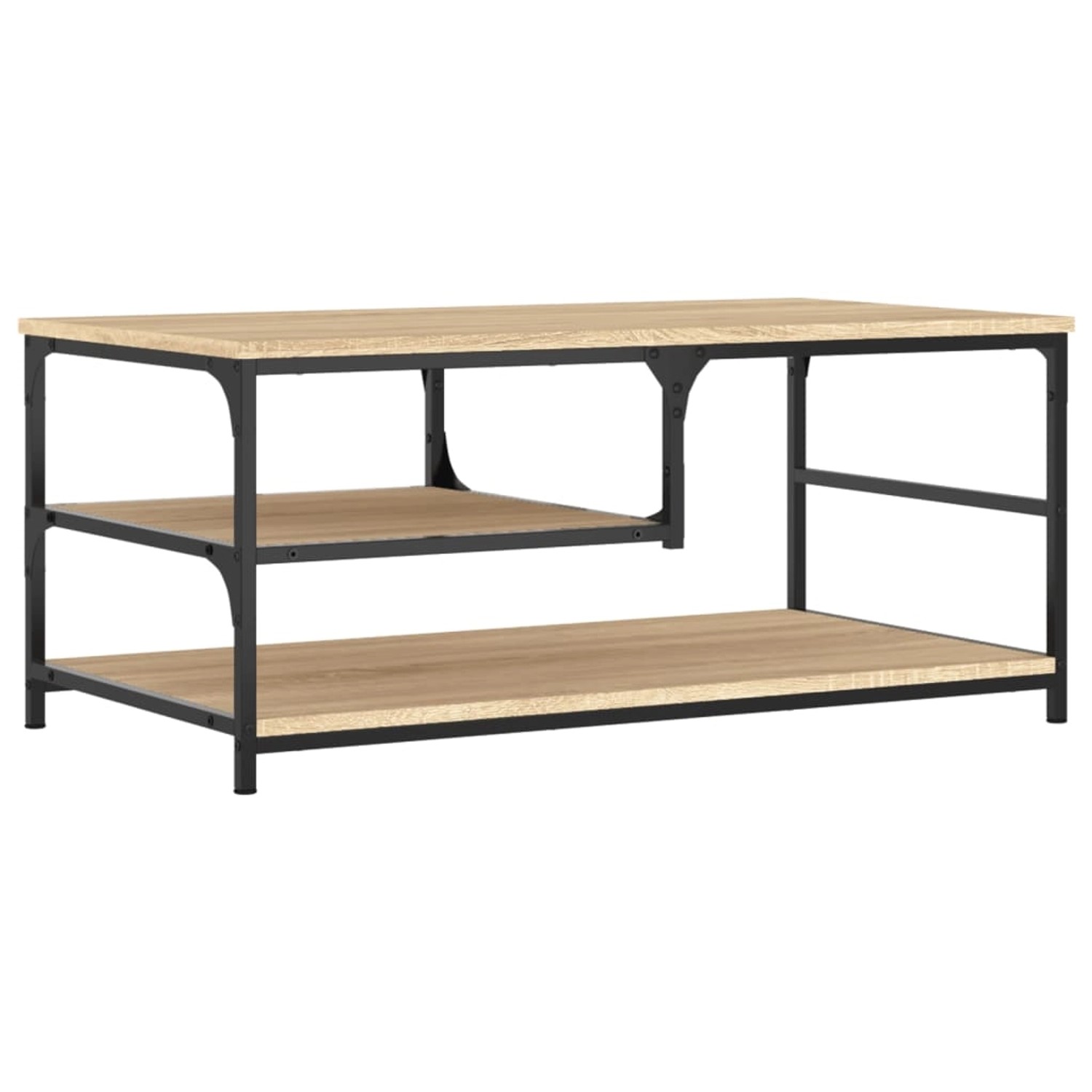 vidaXL Couchtisch Sonoma-Eiche 90x49x40 cm Holzwerkstoff günstig online kaufen