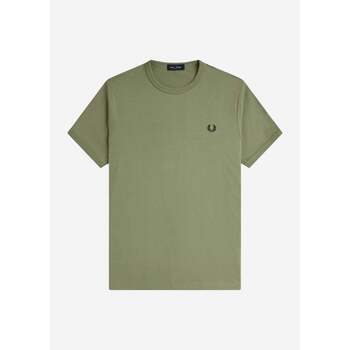 Fred Perry  T-Shirts & Poloshirts Ringer t-shirt - olive mint günstig online kaufen