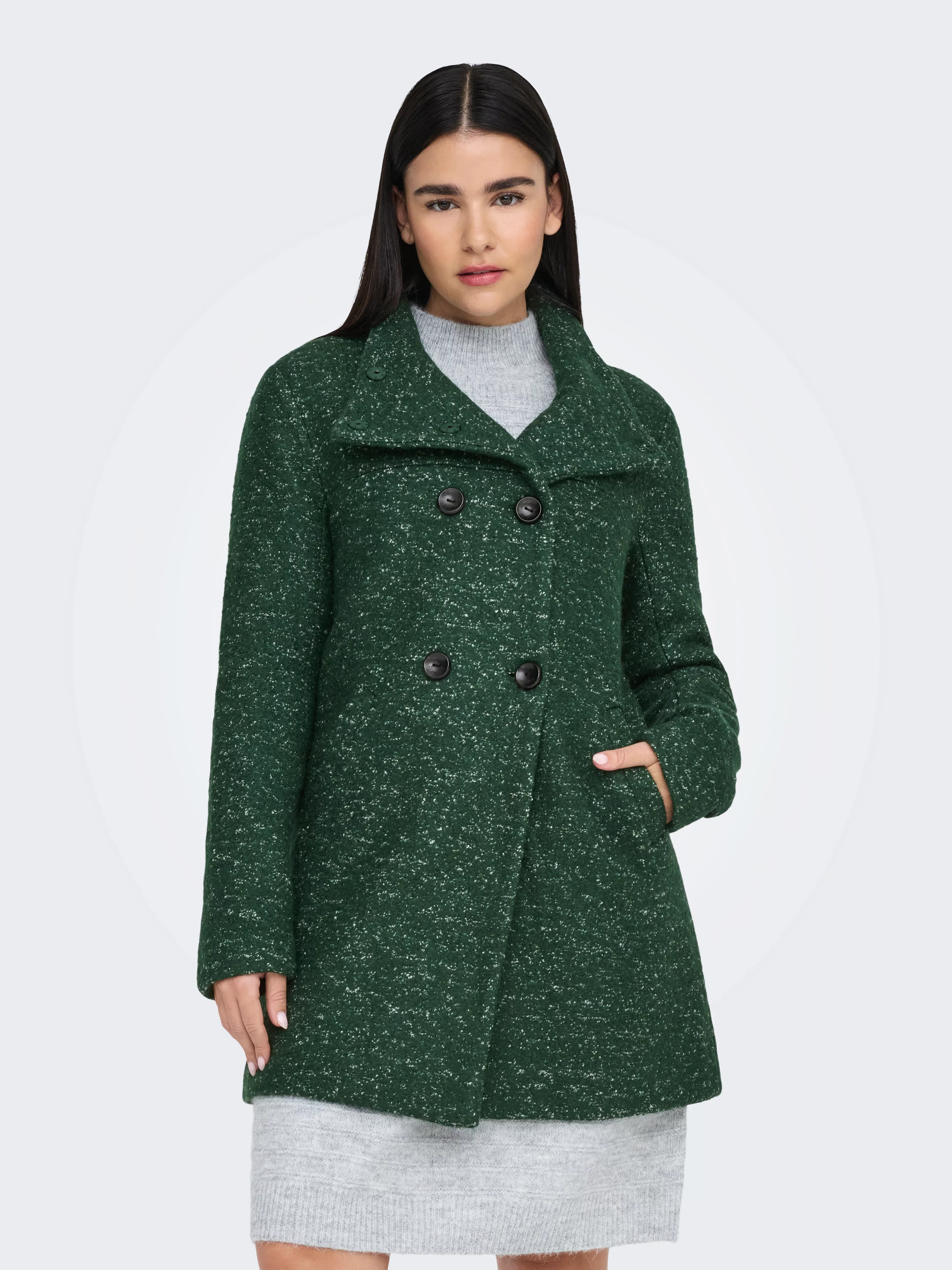 ONLY Langjacke ONLNEWSOPHIA WOOL COAT OTW CC mit Wolle günstig online kaufen