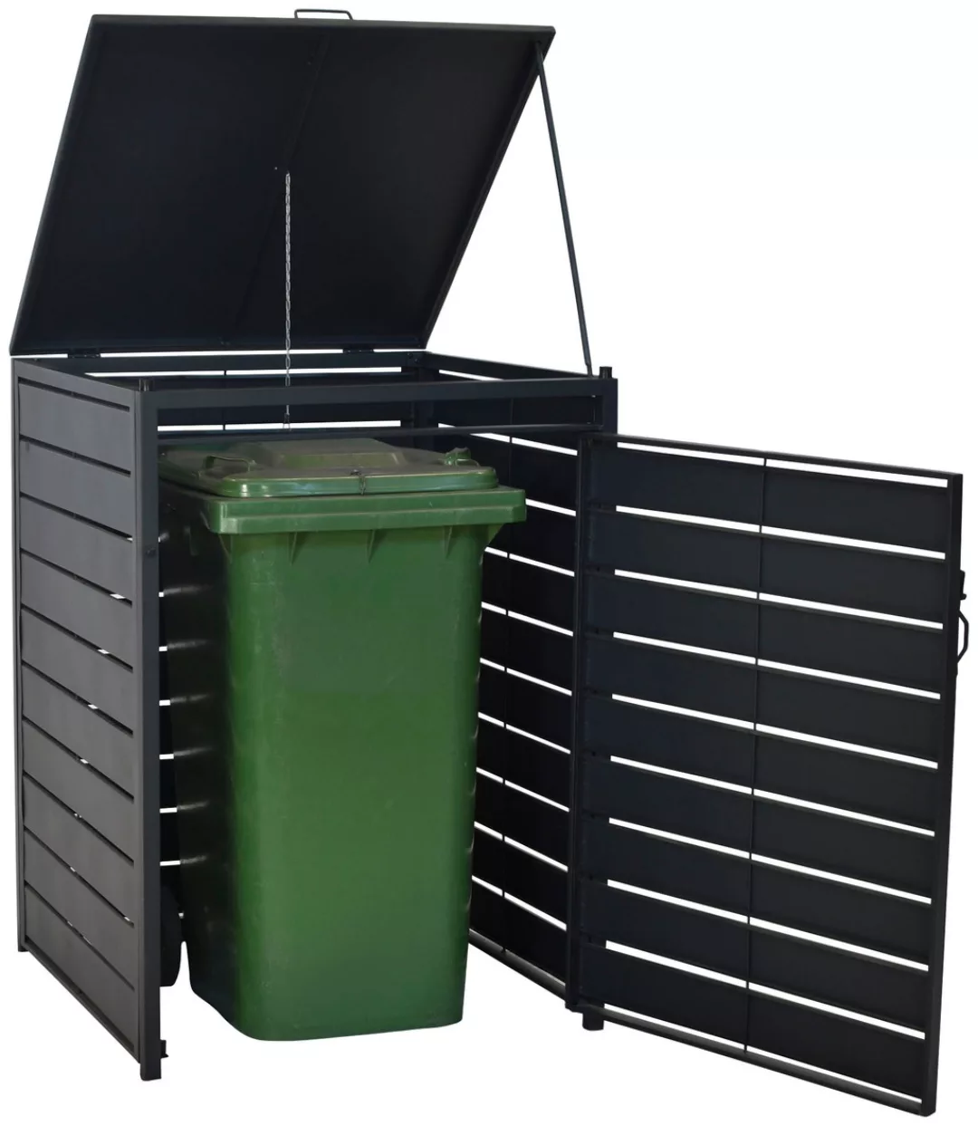 MERXX Mülltonnenbox "Basis Alu/Kunststoffgeflecht", für 240 Liter Mülltonne günstig online kaufen