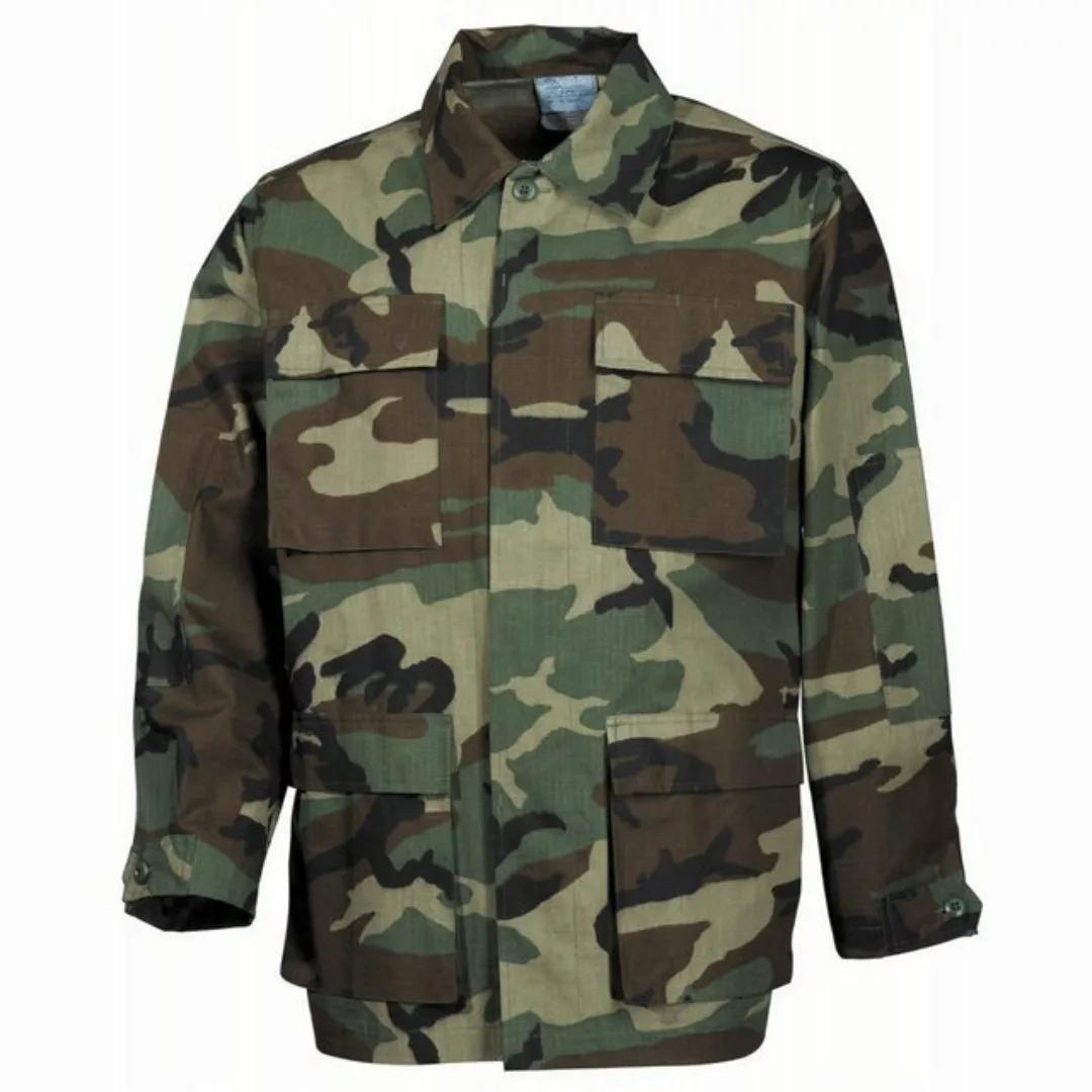 MFH Fieldjacket US BDU Feldjacke, Rip Stop, woodland - XXXL günstig online kaufen