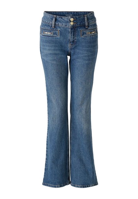 Oui Schlagjeans Jeans THE FLARED mid rise, long Sonstige günstig online kaufen