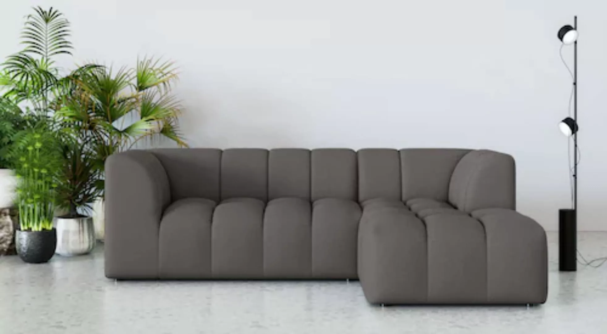 Home affaire Ecksofa »Tuure«, L-Form, mit Welllenunterfederung günstig online kaufen