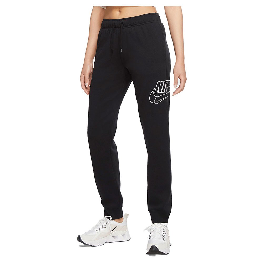 Nike Sportswear Fleece Joggers Hose S Black / White günstig online kaufen