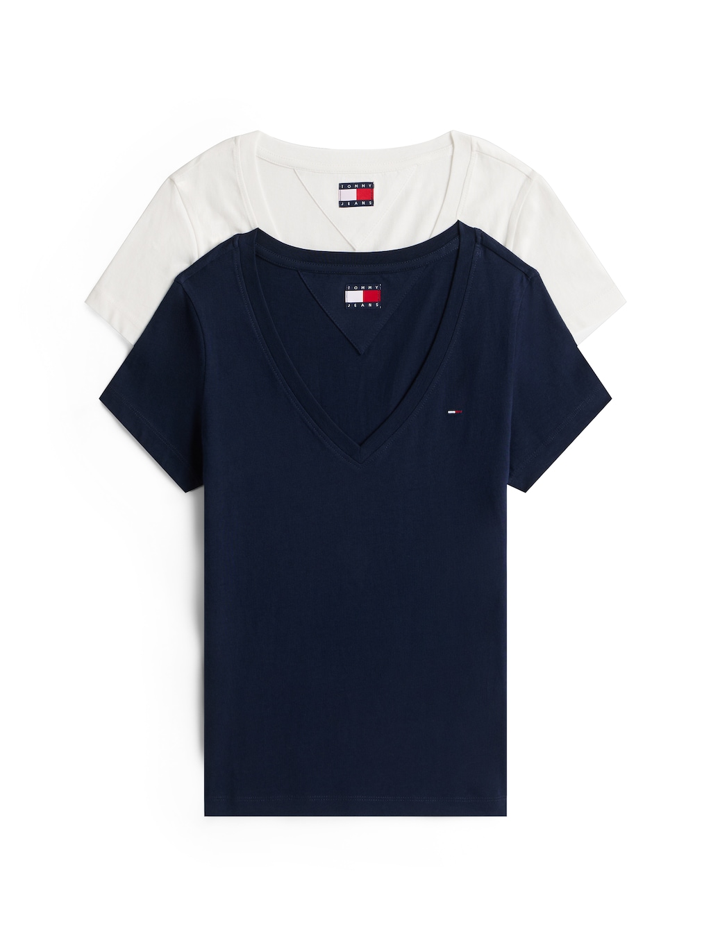 Tommy Jeans T-Shirt "TJW 2PACK V-NECK TEE", (Packung, 2 tlg., 2-er Pack), m günstig online kaufen