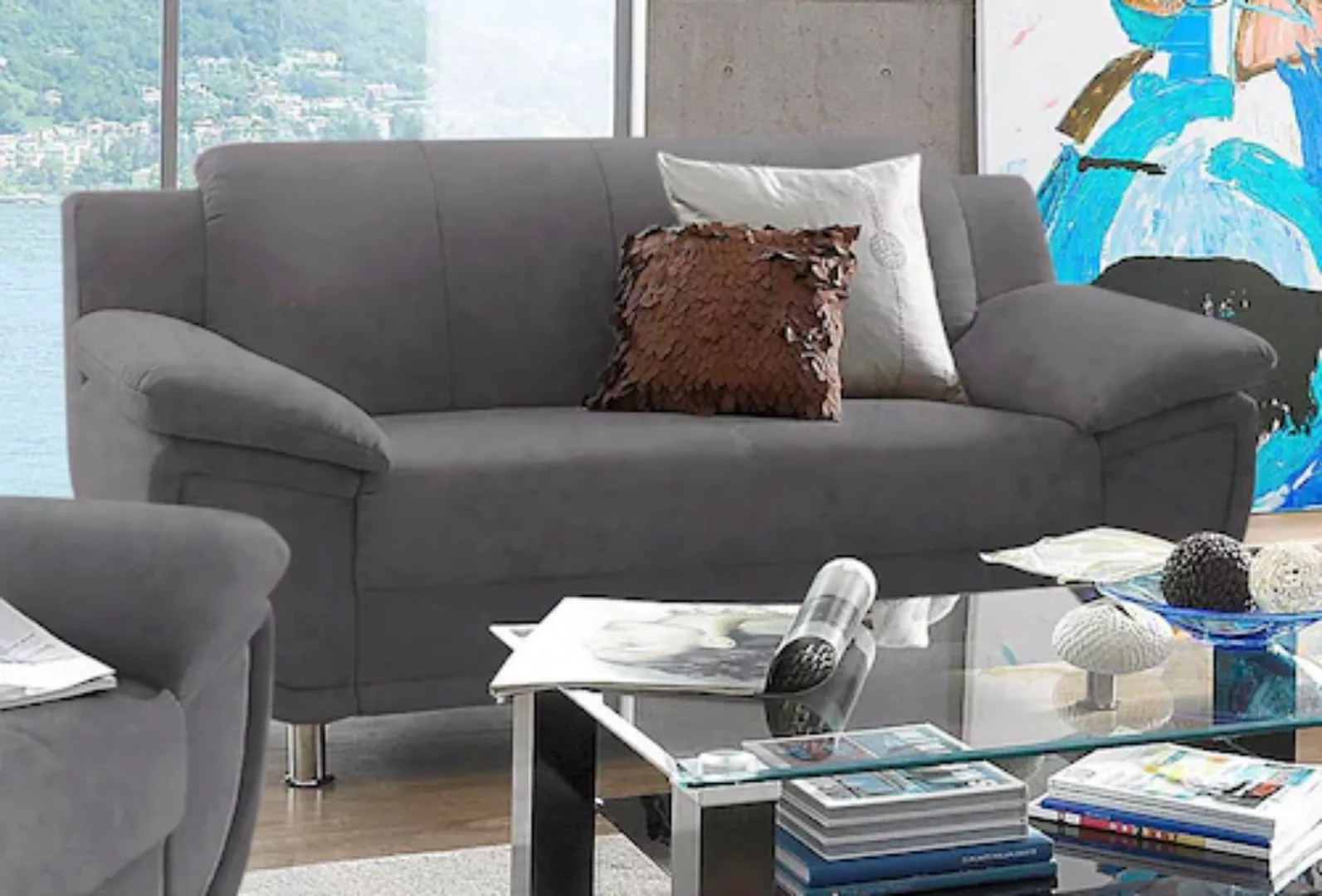 TRENDMANUFAKTUR 2-Sitzer, mit extra breiten Armlehnen, frei im Raum stellba günstig online kaufen