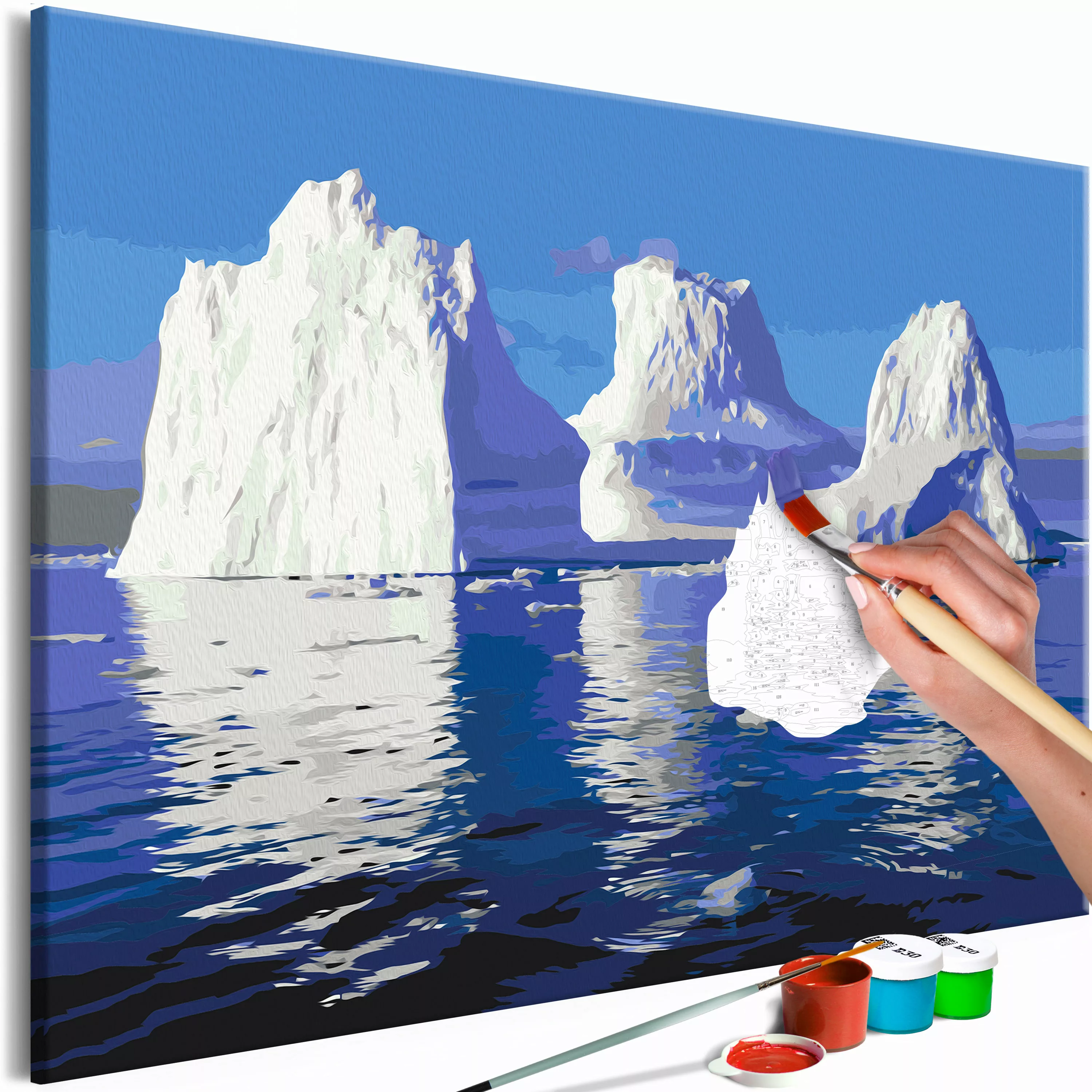 Malen Nach Zahlen - Iceberg günstig online kaufen
